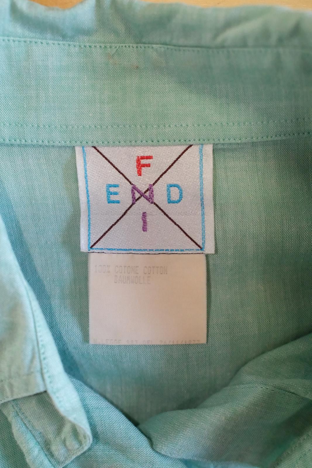Fendi 80's Fendi Utility Long Sleeve Button-Up Size S / US 4 / IT 40 - 5 Thumbnail