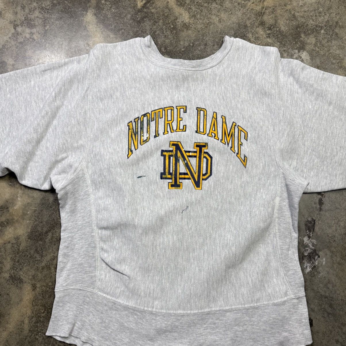 Champion vintage 80s champion reverse weave notre dame university Size US M / EU 48-50 / 2 - 5 Thumbnail