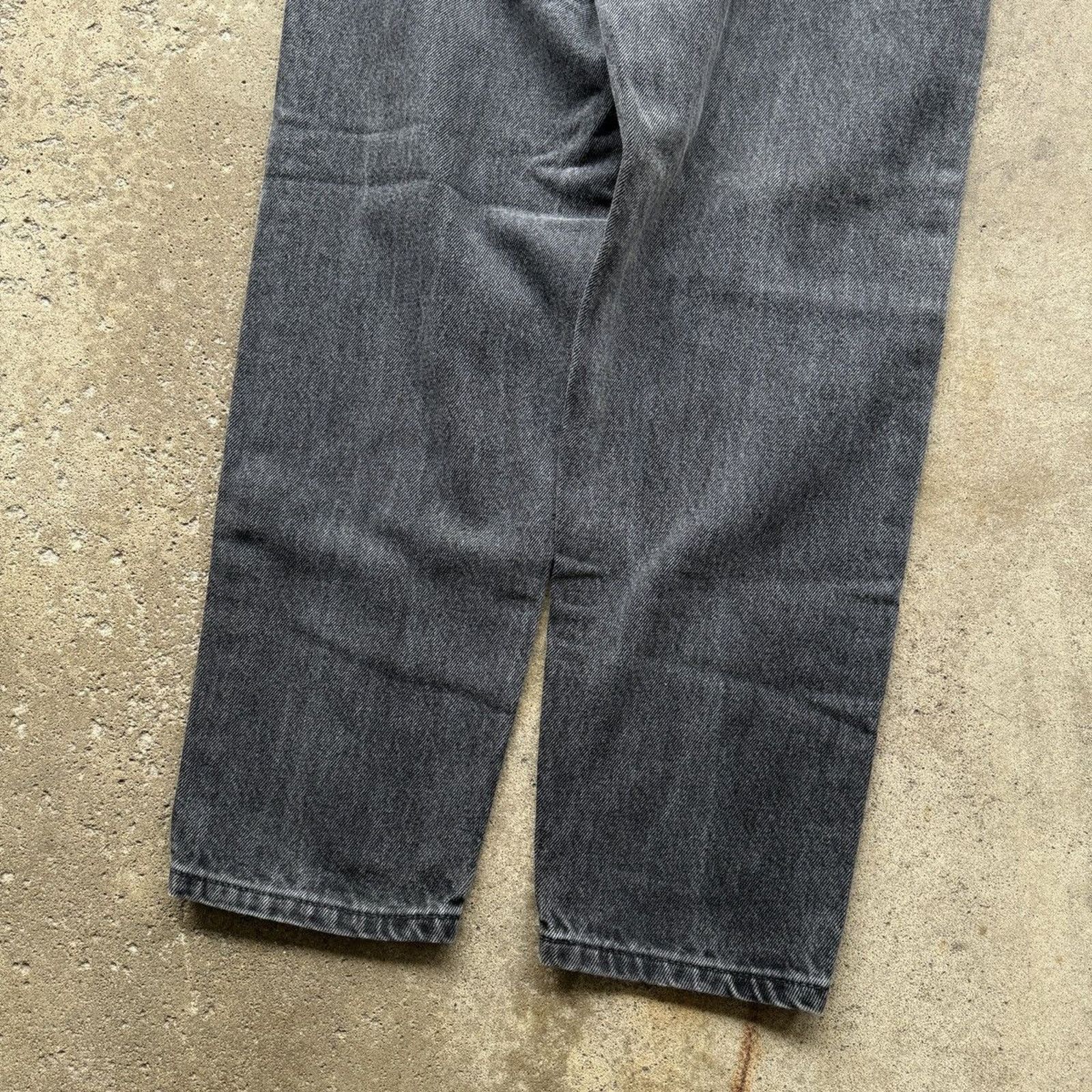 Levi's Vintage 90s Levi's 550 Orange Tab Faded Black Jeans USA Size US 27 - 12 Thumbnail