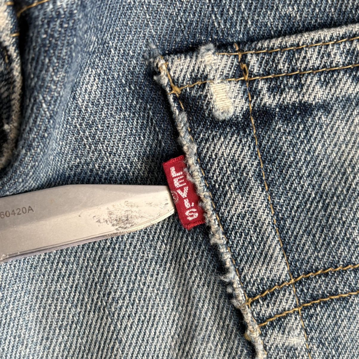 Levi's Vintage Clothing Levis LVC Big E Selvedge Distressed Jeans Size 30 Size US 30 / EU 46 - 4 Thumbnail