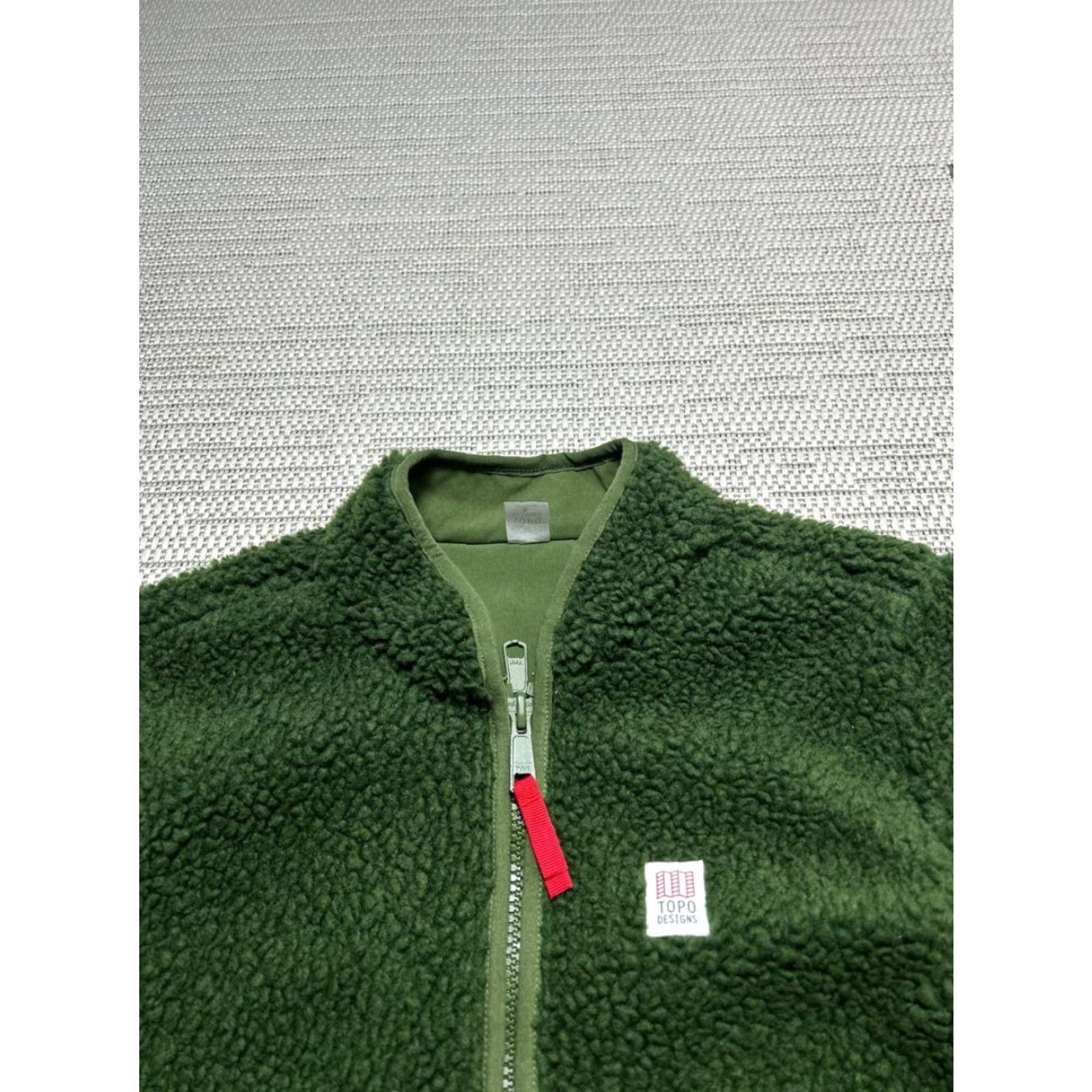Topo Designs Topo Design Jacket Womens Small Green Reversible Fleece Full Zip Size S / US 4 / IT 40 - 2 Thumbnail