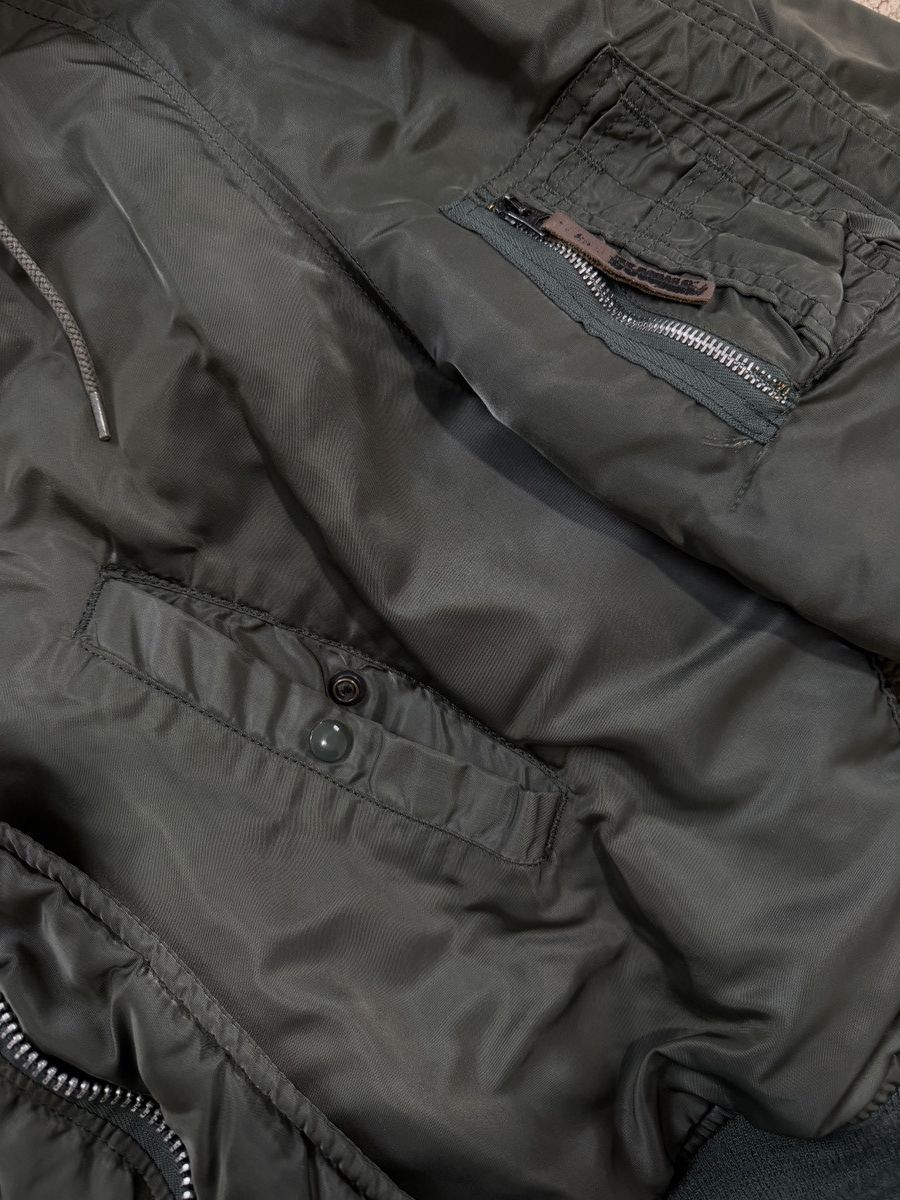 Vintage USA Military 70s Vintage N-2B Flying Man's Heavy Jacket Size US XL / EU 56 / 4 - 4 Thumbnail