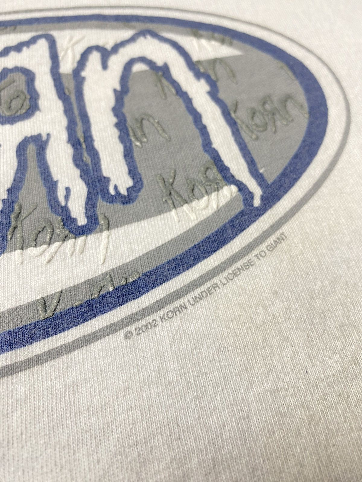 Band Tees × Giant × Vintage Vintage Korn Tshirt Size US XL / EU 56 / 4 - 2 Thumbnail