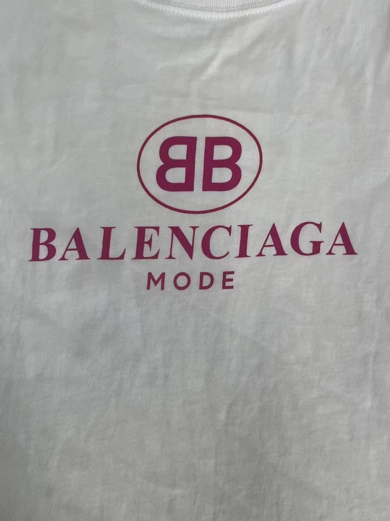 Balenciaga Balenciaga Logo printed pullover short sleeve Size L / US 10 / IT 46 - 3 Thumbnail