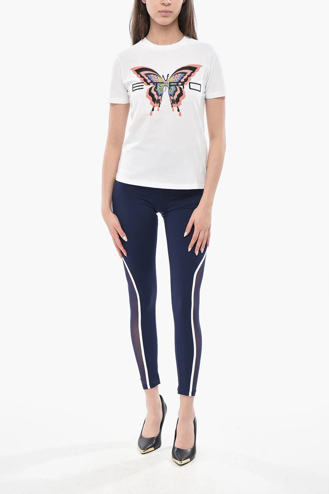 Etro og1mm0326 Crewneck T-Shirt in White Size XS / US 0-2 / IT 36-38 - 4 Thumbnail