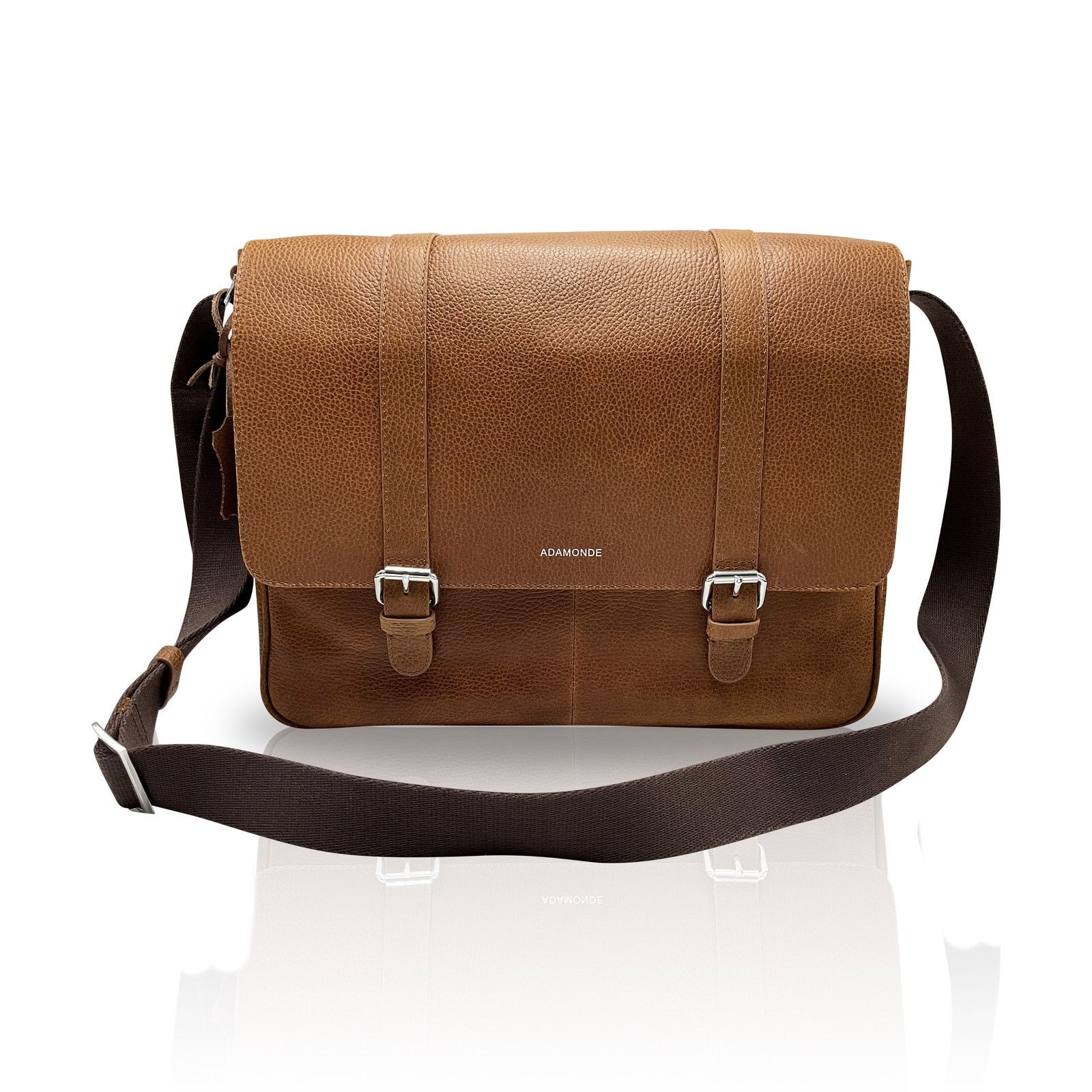 Handmade Messenger bag, laptop bag, travel bag for men and women Size ONE SIZE - 2 Thumbnail