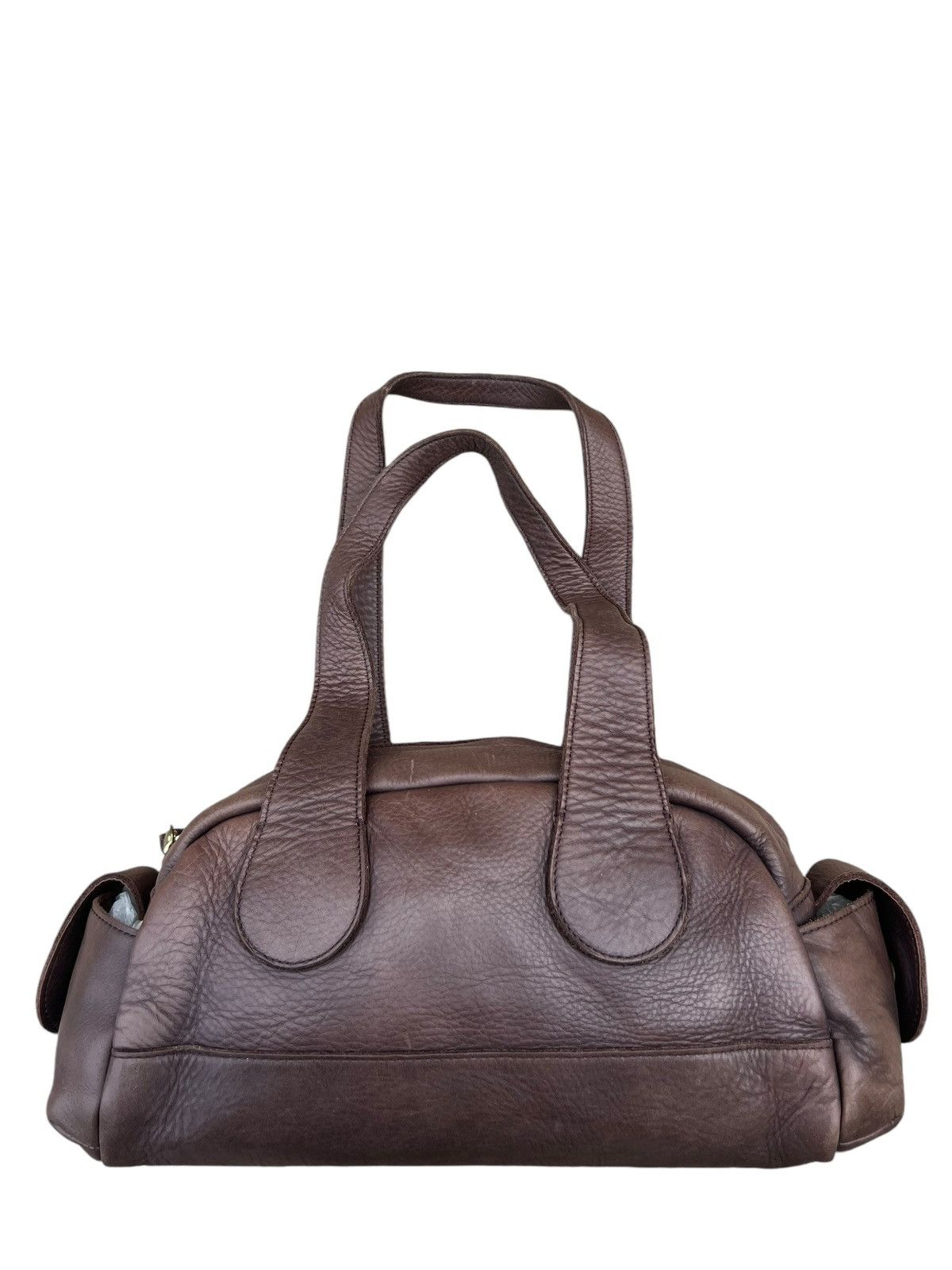 Leather Selvedge Japan Patina Real Leather Cargo Bag Size ONE SIZE - 1 Thumbnail