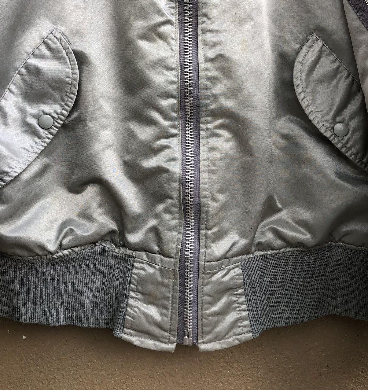 Vintage Vintage Flyer’s Man Intermediate Ma-1 Bomber Jacket USA 🇺🇸 Size US L / EU 52-54 / 3 - 14 Thumbnail
