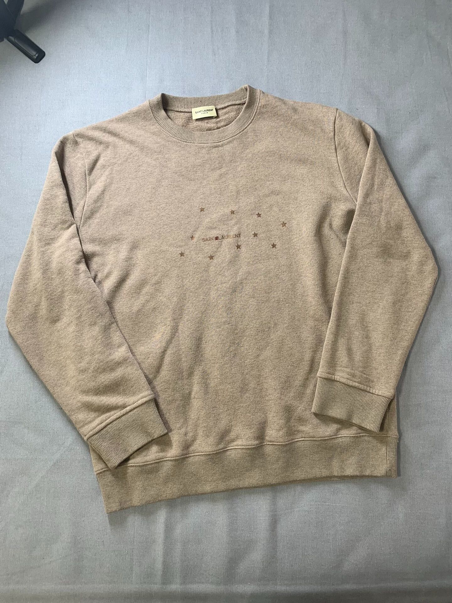 Saint Laurent Paris SAINT LAURENT SLP Star Logo Sweatshirt Size US L / EU 52-54 / 3 - 1 Thumbnail