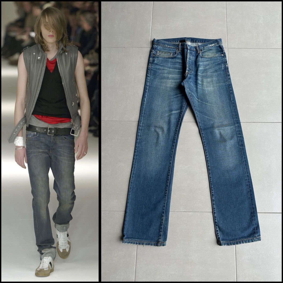 Dior × Hedi Slimane Dior Homme AW04 “Victim of the crime” waxed