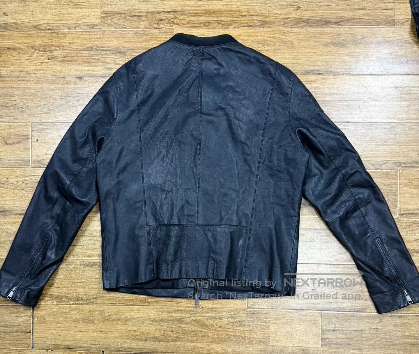 Armani Exchange Armani Exchange Men's Leather Jacket. Size US XXL / EU 58 / 5 - 2 Thumbnail