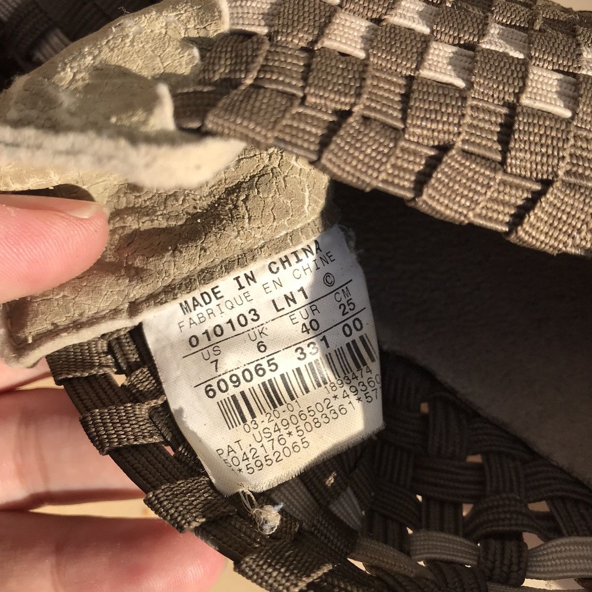 Nike Nike Air Woven HTM silhouette 2000 Trainner sneakers shoe ap Size US 6 / EU 39 - 7 Thumbnail