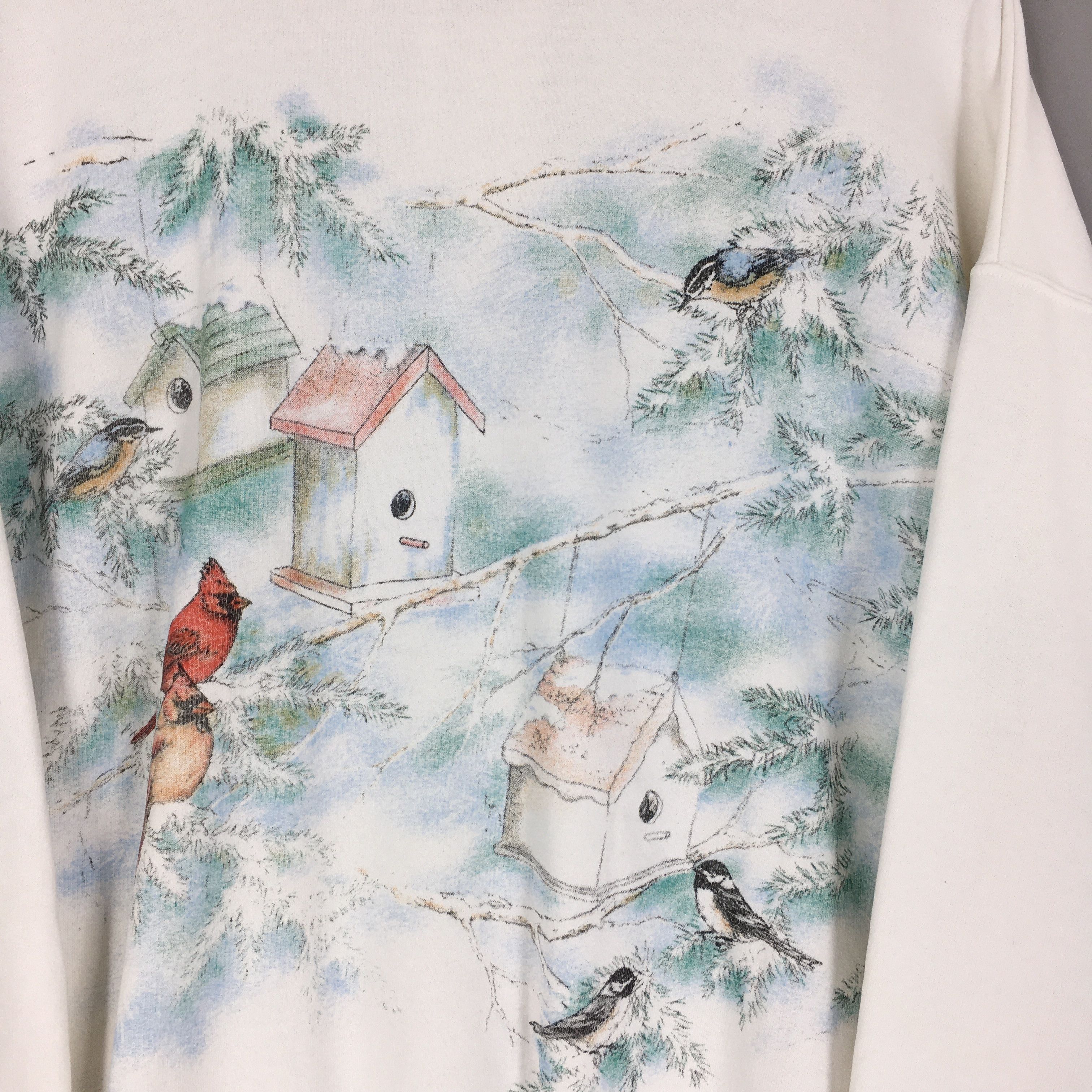 Habitat Vintage Art Unlimited Snowbirds Cardinal Sweatshirt XLarge Size US XL / EU 56 / 4 - 10 Thumbnail