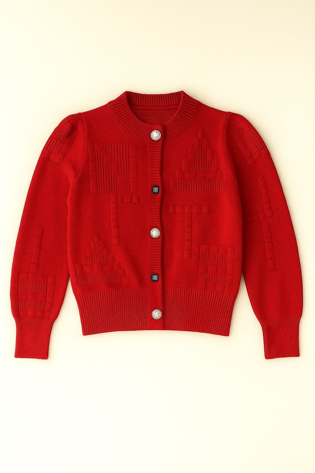Other Aura Luxe Textured Knit Cardigan Size ONE SIZE - 2 Thumbnail