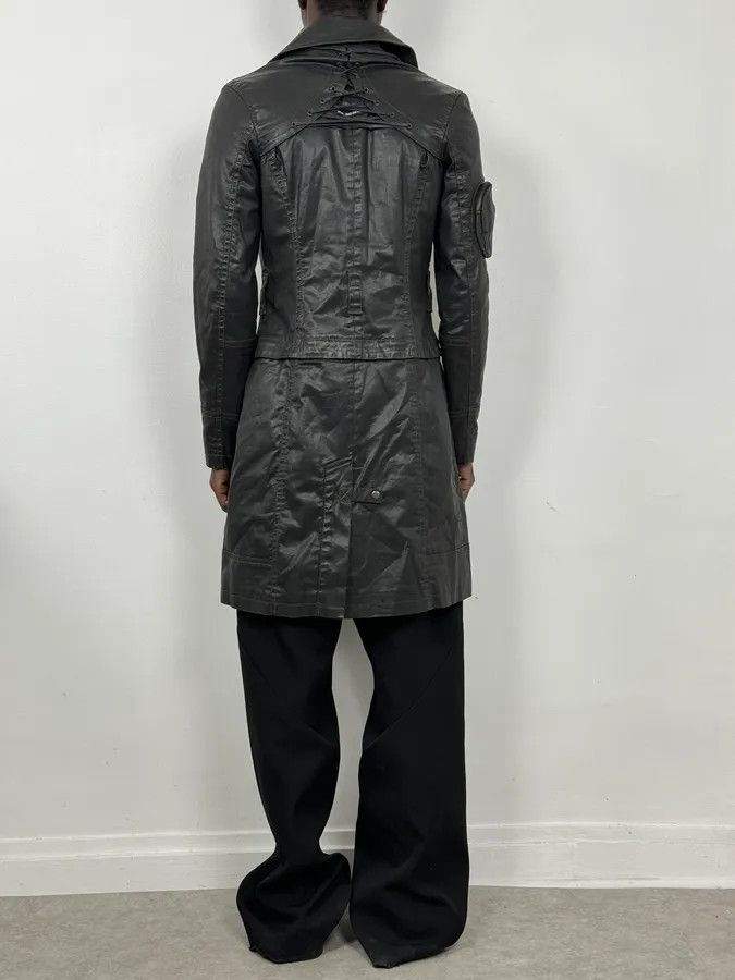 Jean Paul Gaultier 2000s Jean Paul Gaultier Black Detachable Obscure Trenchcoat Size US S / EU 44-46 / 1 - 3 Thumbnail