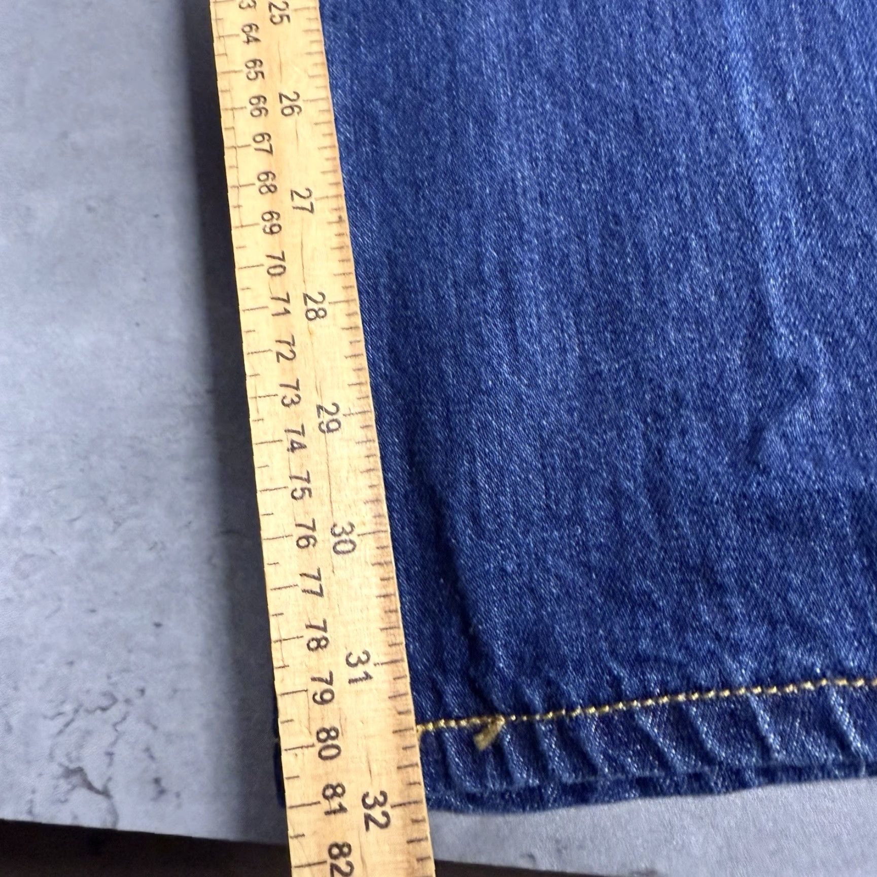 Levi's VINTAGE Levi's Jeans Men 34x32 501 XX Blue Denim Dark Western Cowboy Distressed Regular 34 in Mens Jeans 90s Size US 34 / EU 50 - 6 Thumbnail