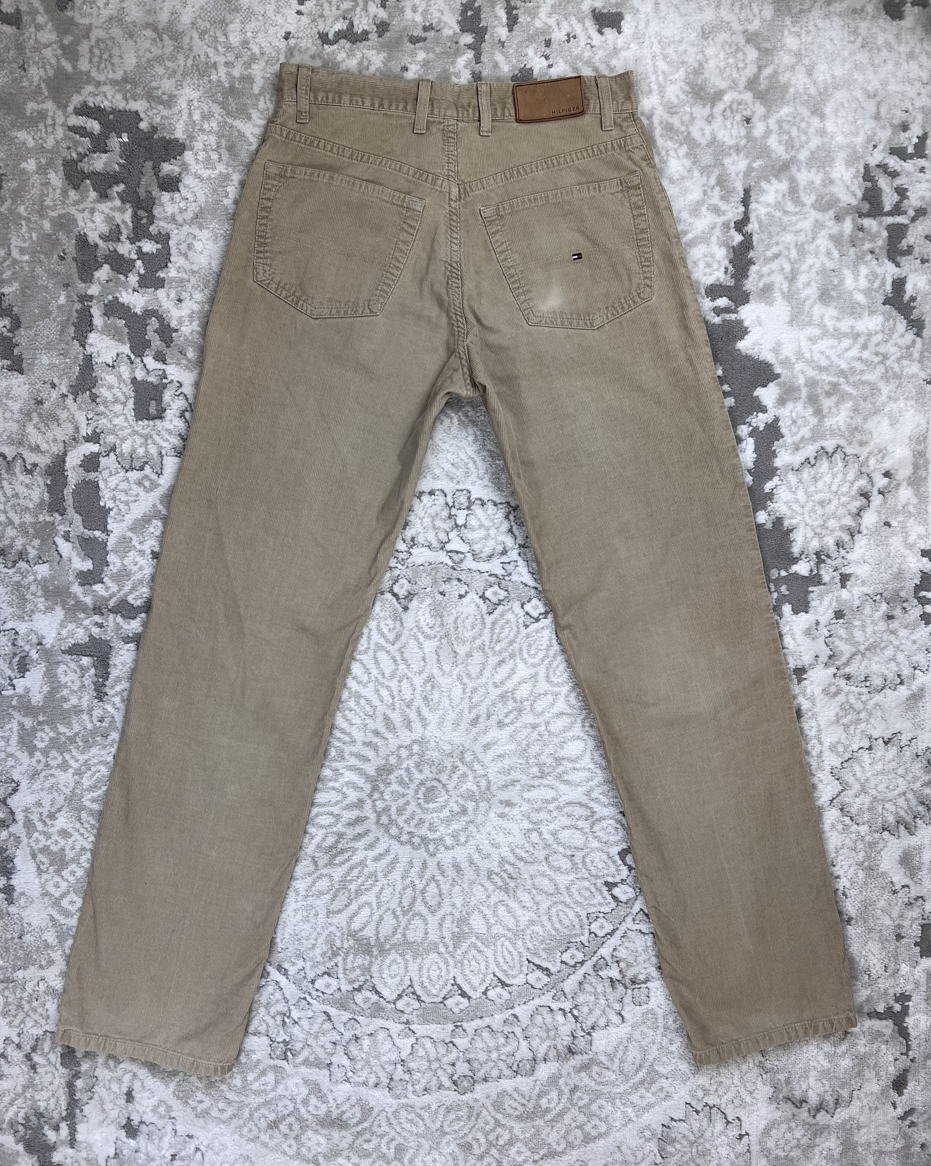 Tommy Hilfiger Tommy Hilfiger Midtown Corduroy Pants Beige W31 Size US 31 - 17 Thumbnail