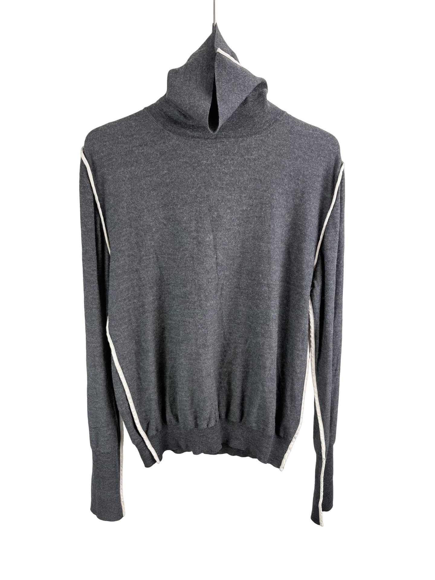 Dior Dior Piping Virgin Wool Turtleneck Sweater L Size US L / EU 52-54 / 3 - 1 Thumbnail