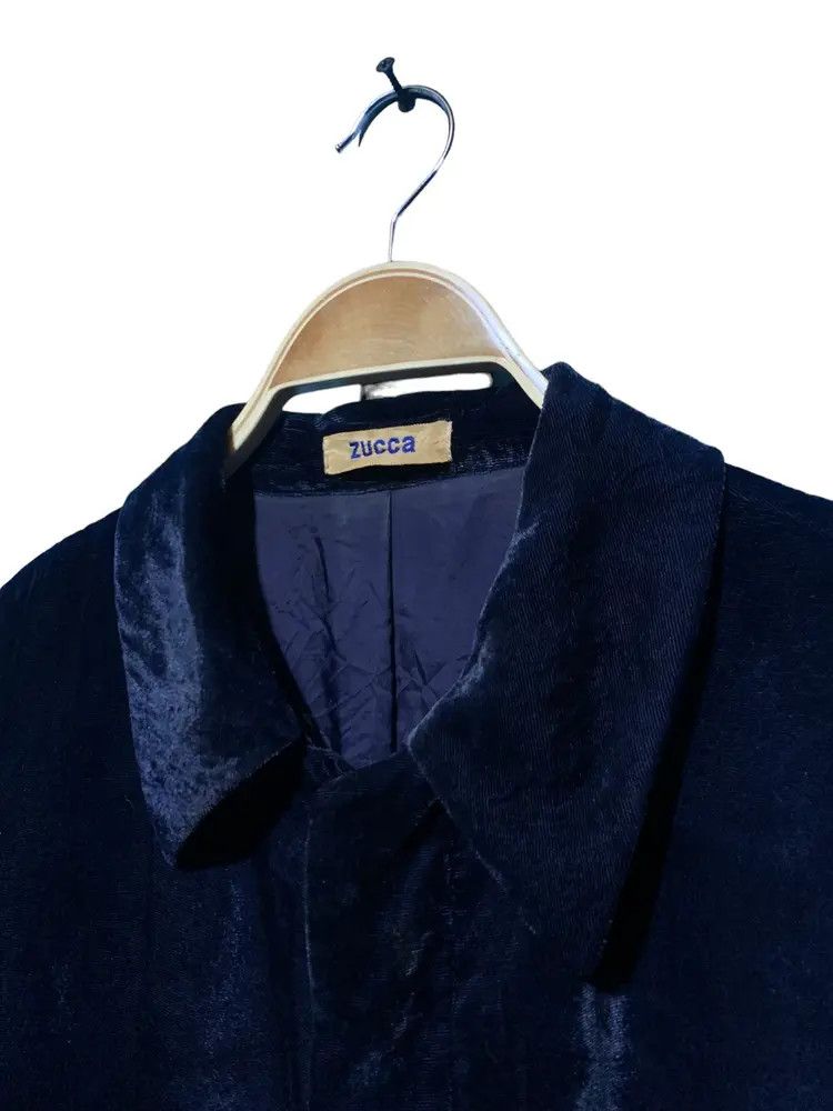 Issey Miyake Vintage issey miyake Zucca velvet hidden button blazer coat Size 40S - 8 Thumbnail