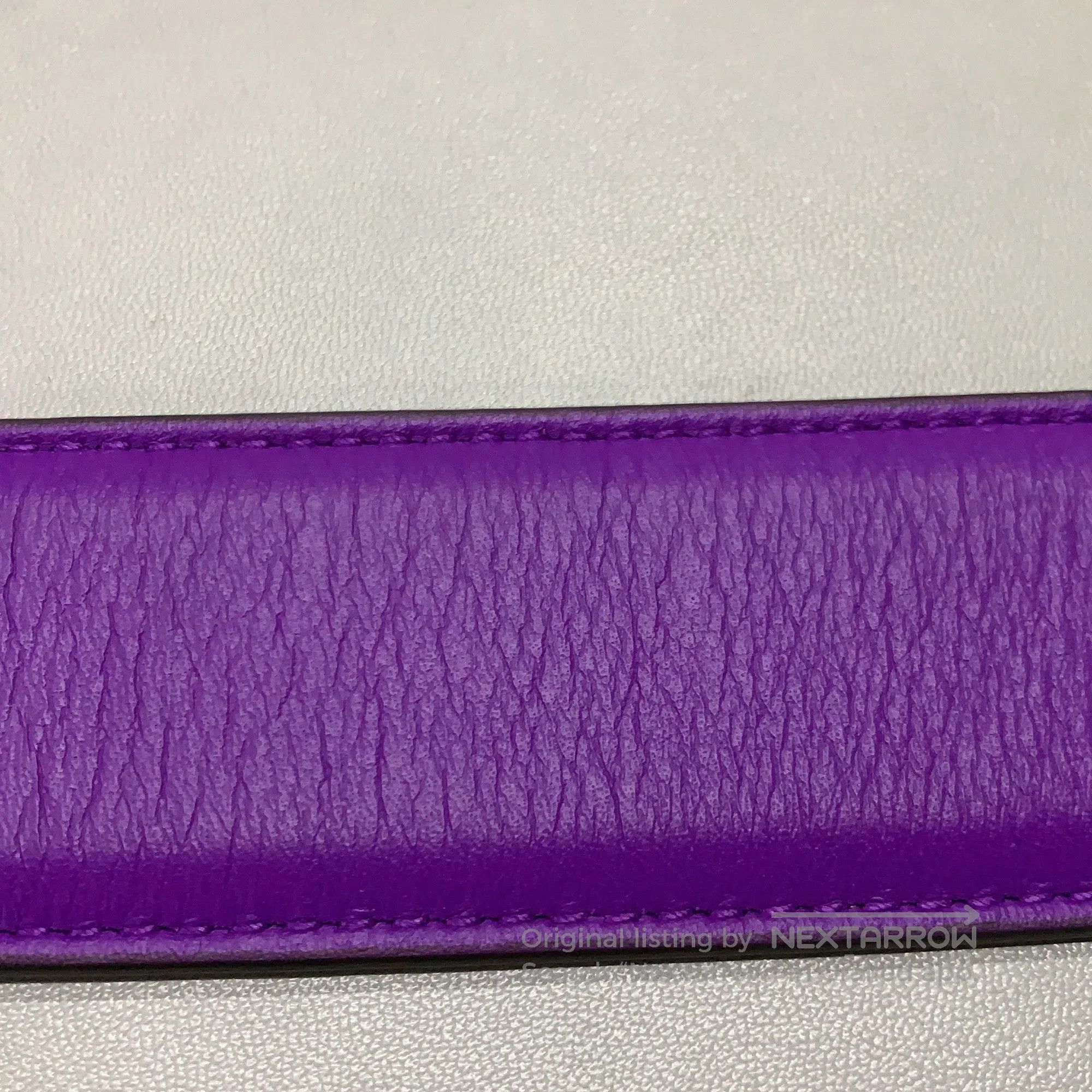 Other Gucci Vintage Purple Leather Belt. Size ONE SIZE - 8 Thumbnail