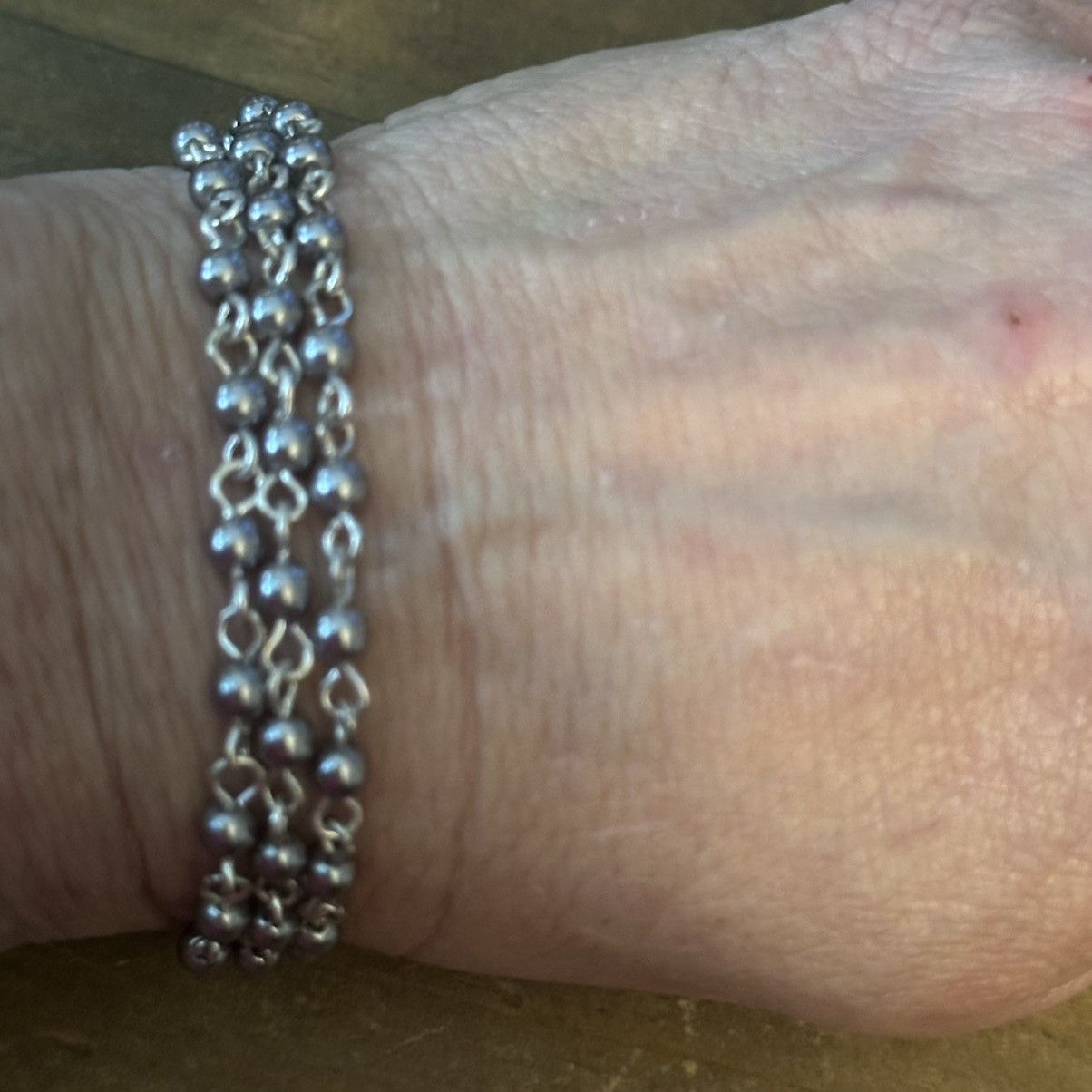 Other Silver tone multi strand ball chain bracelet Size ONE SIZE - 2 Thumbnail