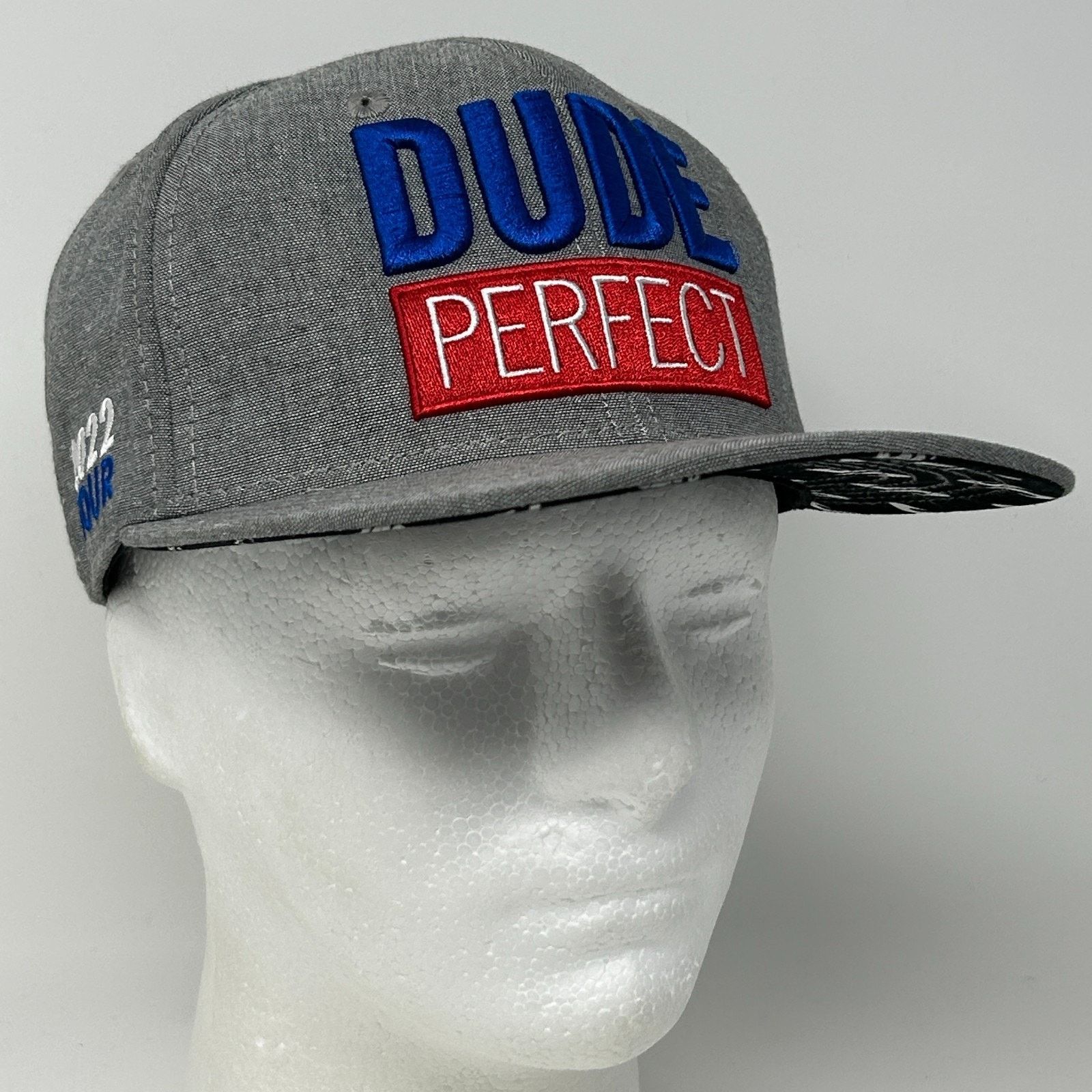 Other Dude Perfect 2022 Tour Hat Baseball Cap YouTube 6 Panel Size ONE SIZE - 9 Thumbnail