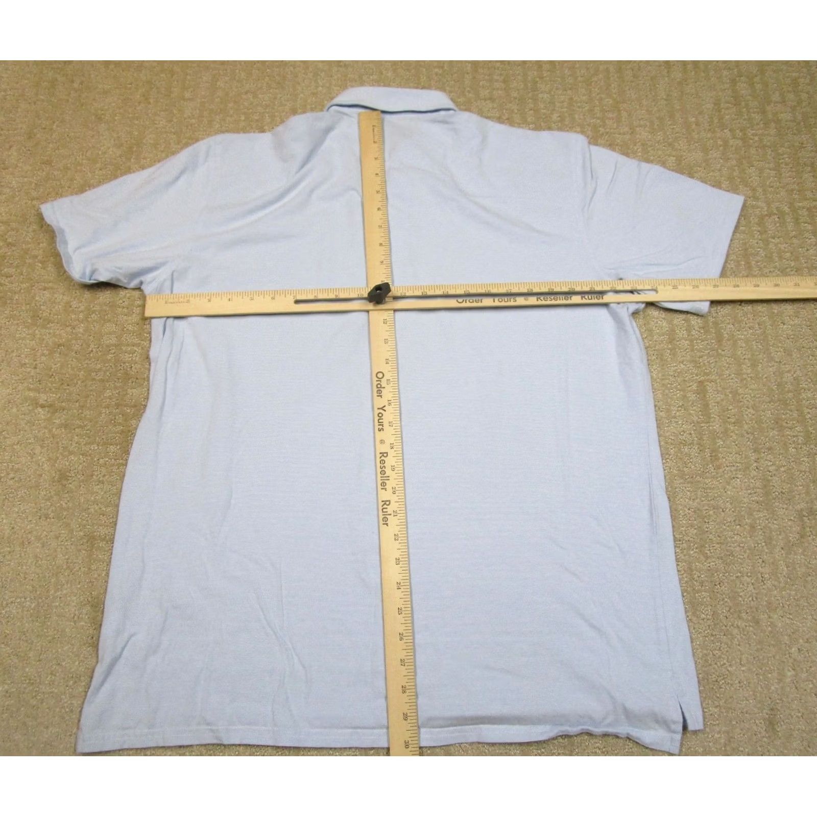Vintage Holderness & Bourne Polo Shirt Men XL Blue Pinstripes Golf Performance Logo Shirt Size US XL / EU 56 / 4 - 5 Thumbnail