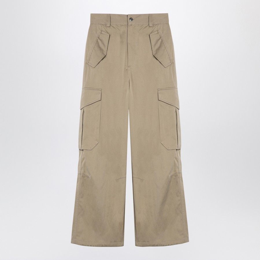 Bottega Veneta o1d2blof0824 Cargo Trousers in Beige Size 27" / US 4 / IT 40 - 1 Thumbnail