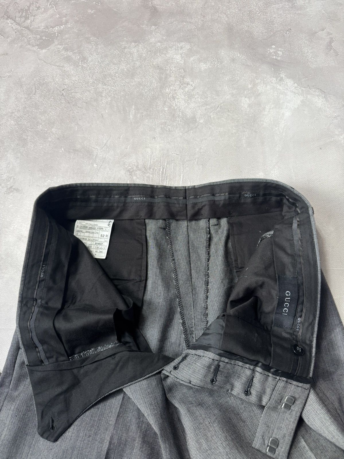 Gucci Gucci Distressed Trouser Pants Size 52R - 13 Thumbnail