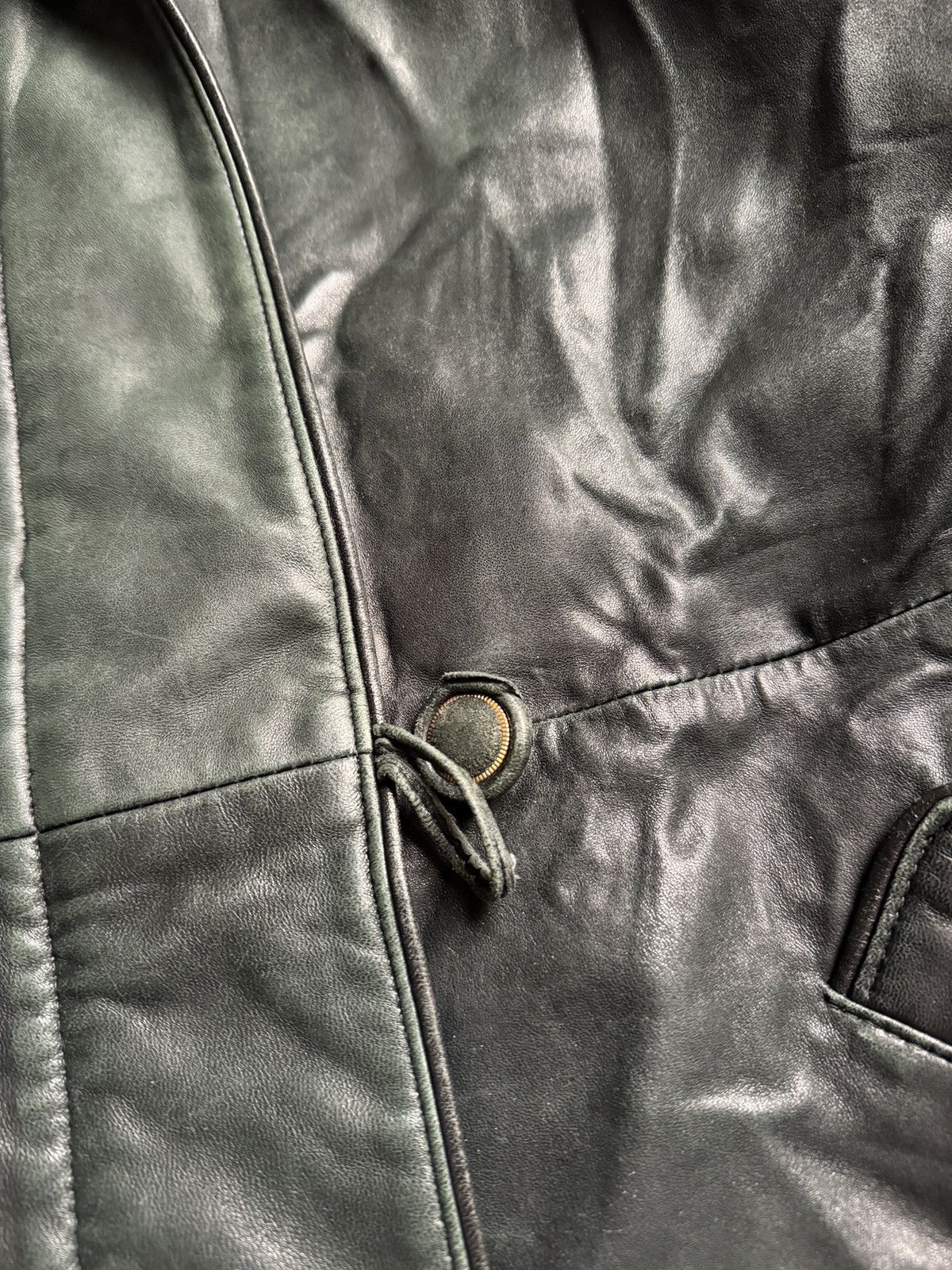 Other BOD & CHRISTENSEN “PINE GREEN” LEATHER OVERCOAT Size US M / EU 48-50 / 2 - 6 Thumbnail