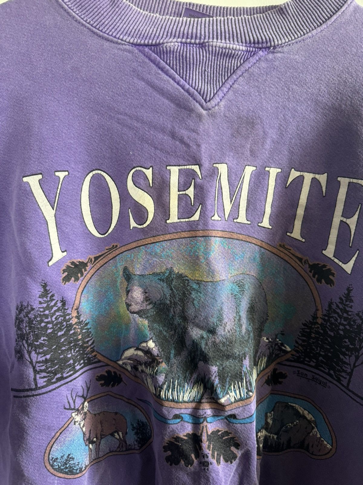 Other Purple vintage Yosemite National Park crewneck sweatshirt Size XL / US 12-14 / IT 48-50 - 3 Thumbnail