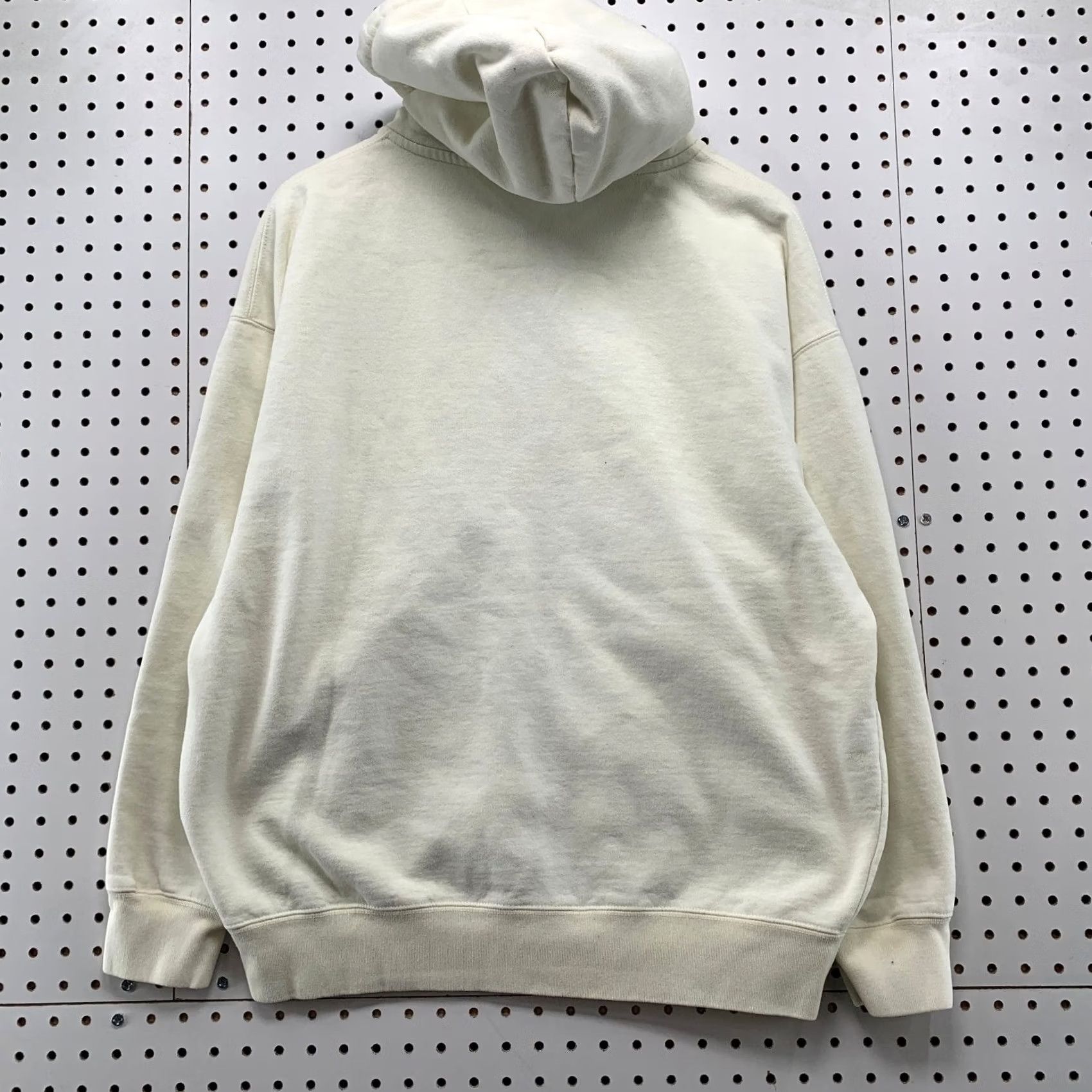 Brandy Melville Brandy Melville Zip Hoodie Sweatshirt Womens One Size Beige Heavyweight Oversize Size ONE SIZE - 2 Thumbnail