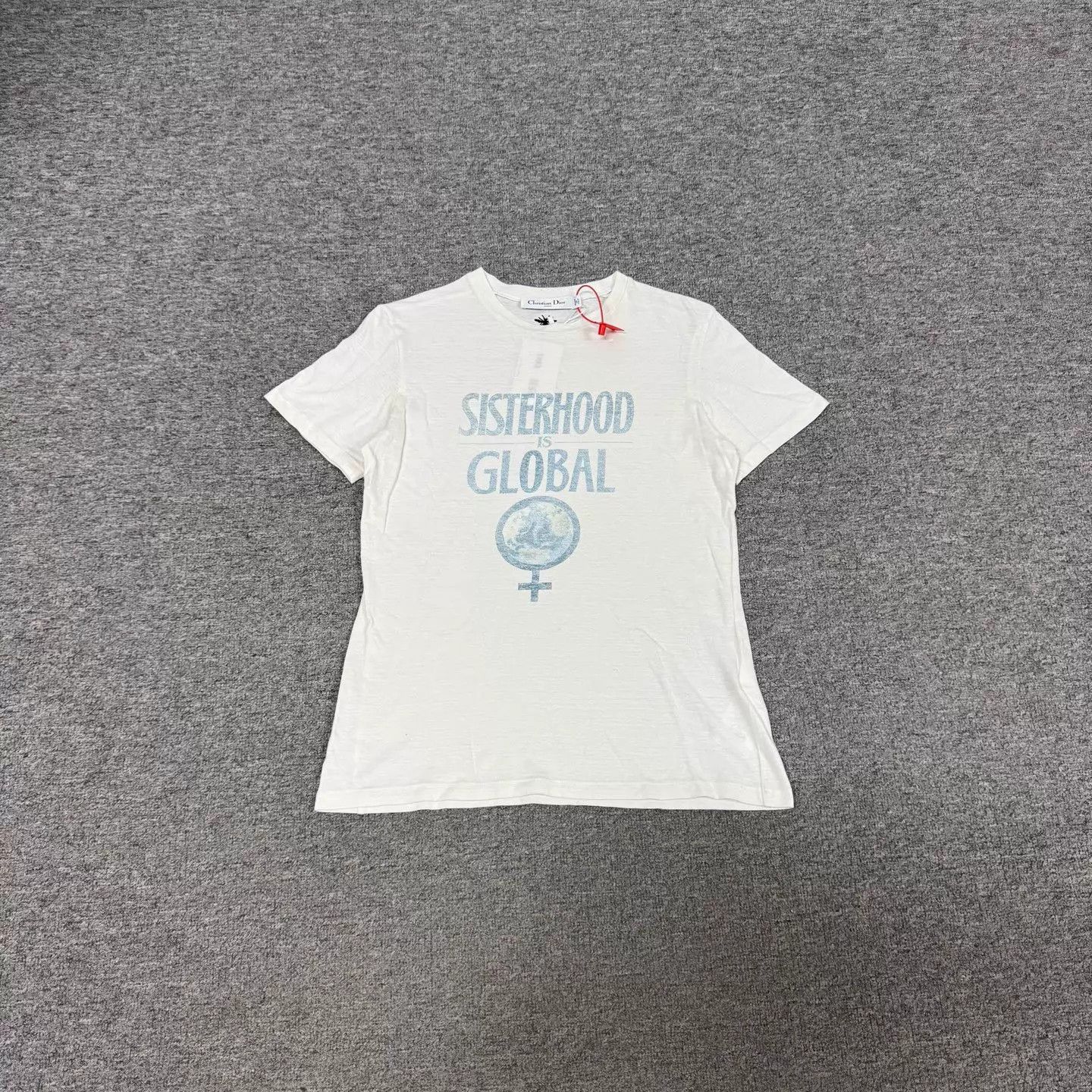 Dior Dior Ivory Earth Femi Symbol Print XS Tee Size XS / US 0-2 / IT 36-38 - 1 Thumbnail
