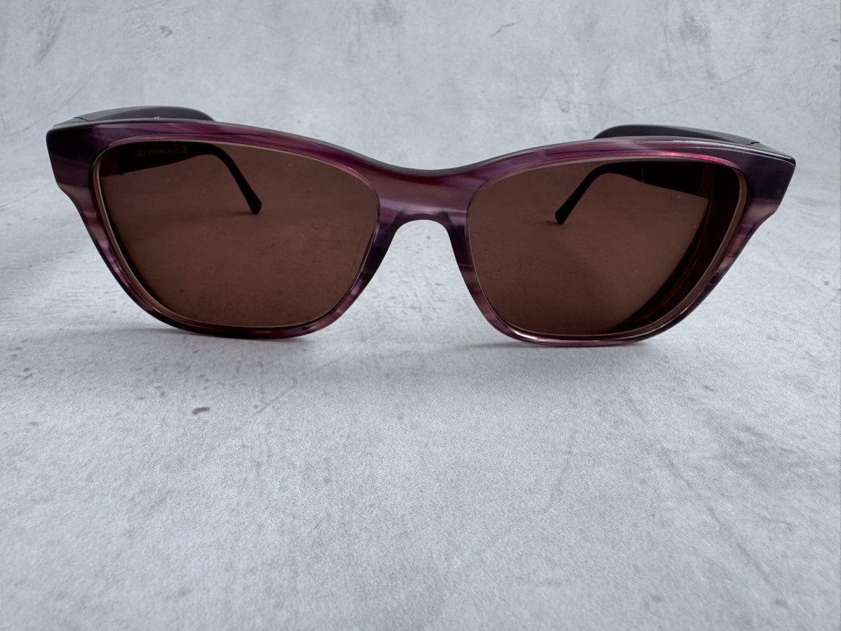 Giorgio Armani Giorgio Armani Glasses Purple Frame Brown Lens Vintage Size ONE SIZE - 8 Thumbnail