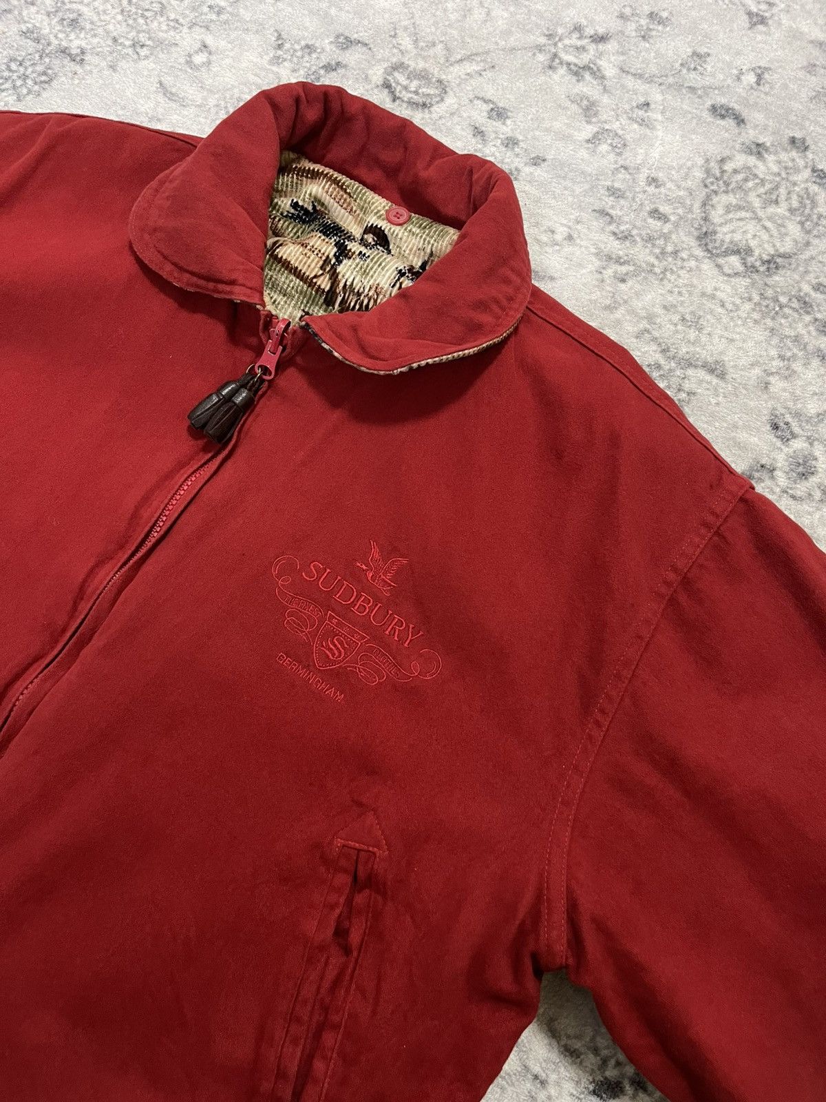 Vintage VINTAGE SUDBURY NATIVE RIVERSIBLE BOMBER JACKET Size US S / EU 44-46 / 1 - 8 Thumbnail
