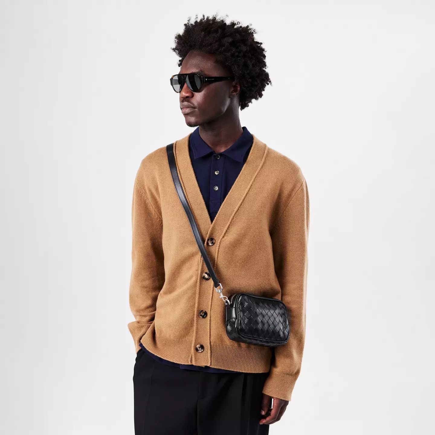 Bottega Veneta o1g2r1mq0426 Size: OS / Intrecciato Leather Crossbody Bag Size ONE SIZE - 3 Thumbnail