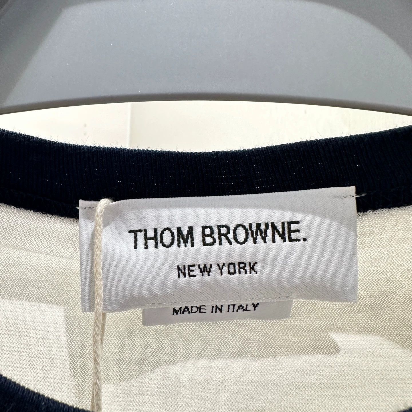 Thom Browne ThomBrowne apr661 colorblock long sleeve cotton tee 42 Size M / US 6-8 / IT 42-44 - 3 Thumbnail