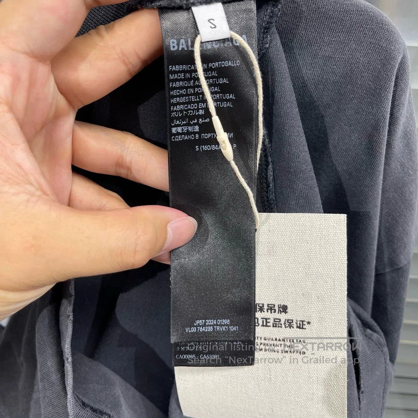 Balenciaga Black Oversized Short-Sleeve Graphic Shirt. Size US S / EU 44-46 / 1 - 6 Thumbnail