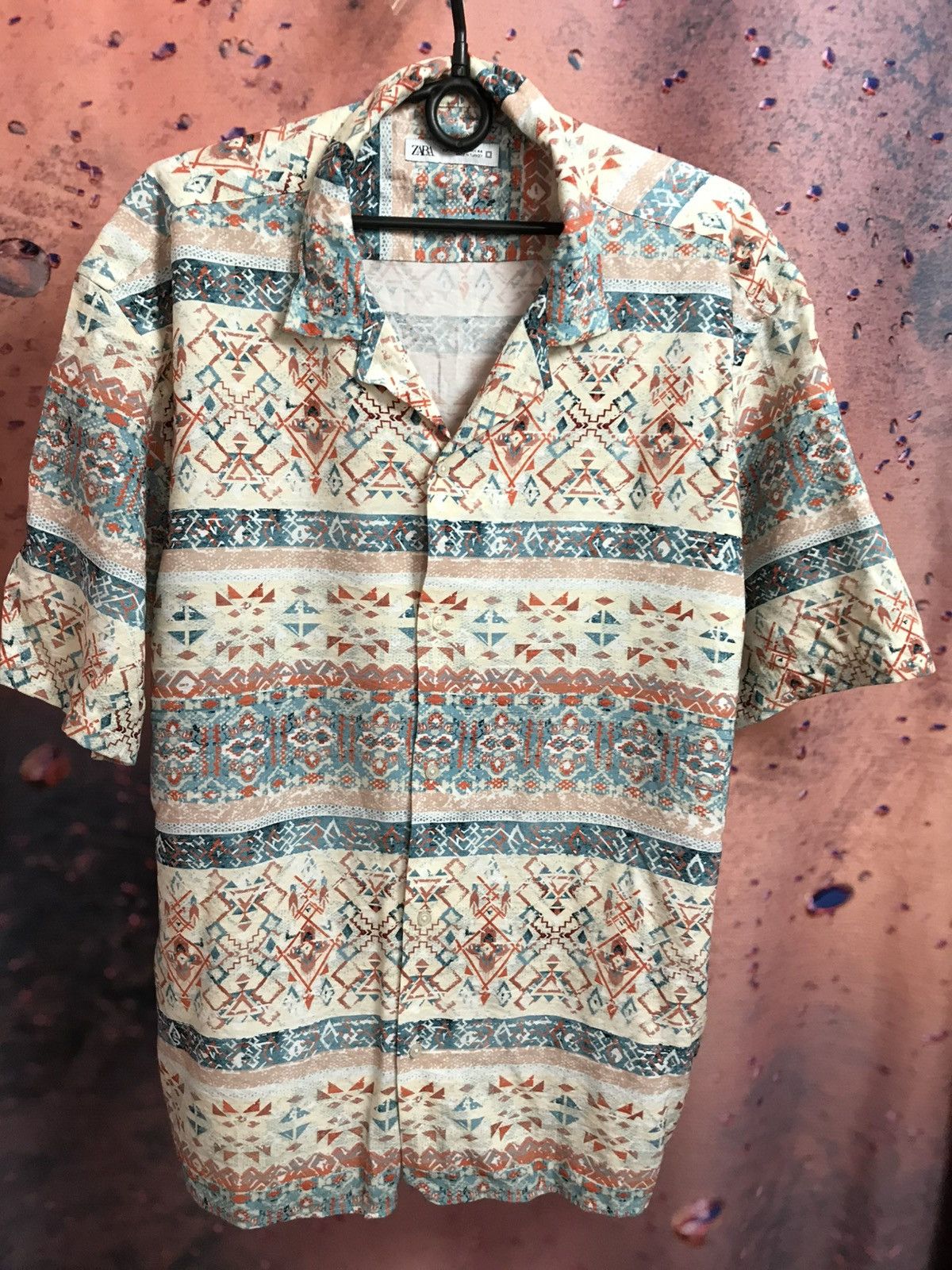 Zara Zara Man crazy streetwear shirt Size US XL / EU 56 / 4 - 2 Thumbnail
