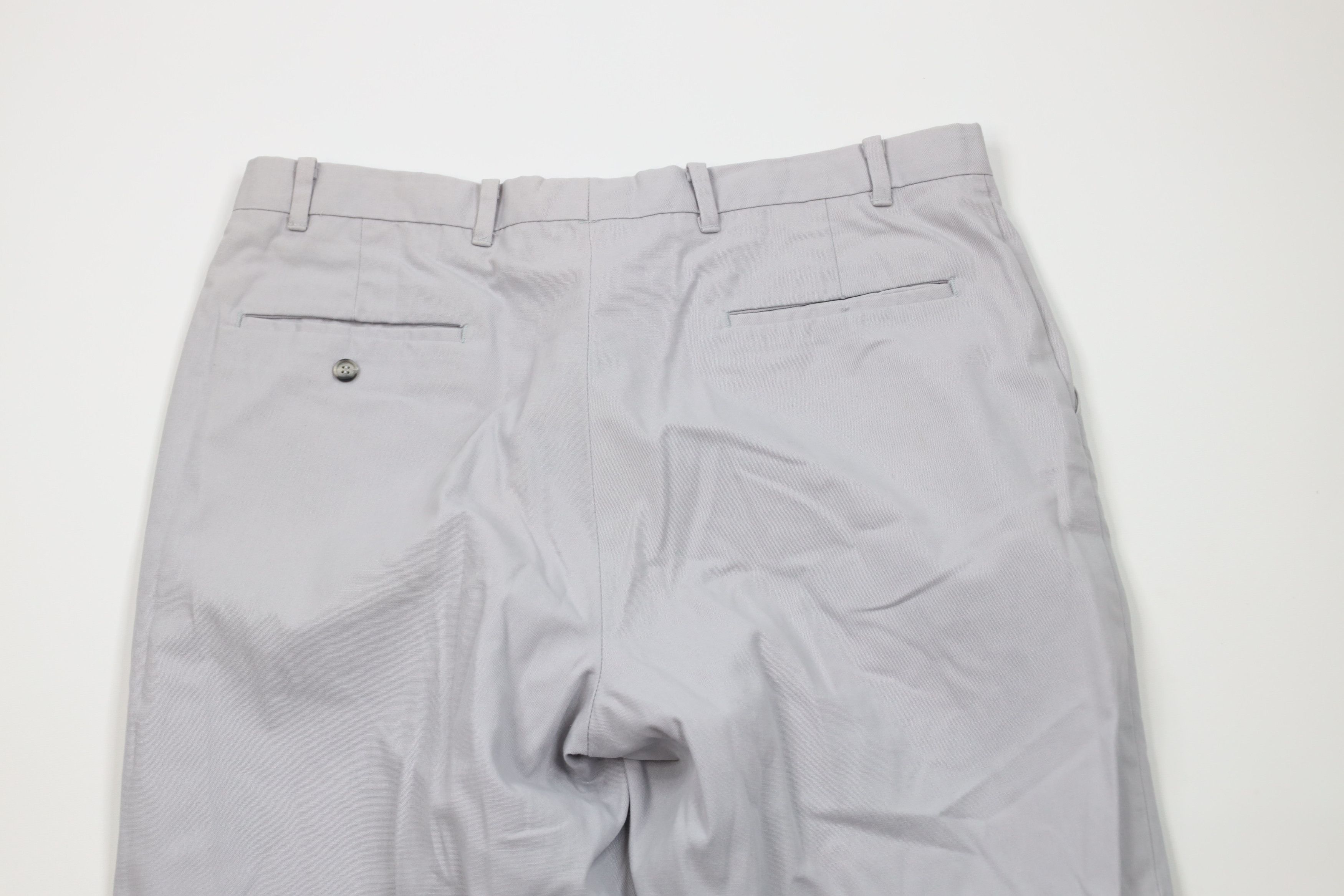 Vintage Vintage 70s Streetwear Wide Leg Chino Pants Trousers Gray Size US 36 / EU 52 - 11 Thumbnail