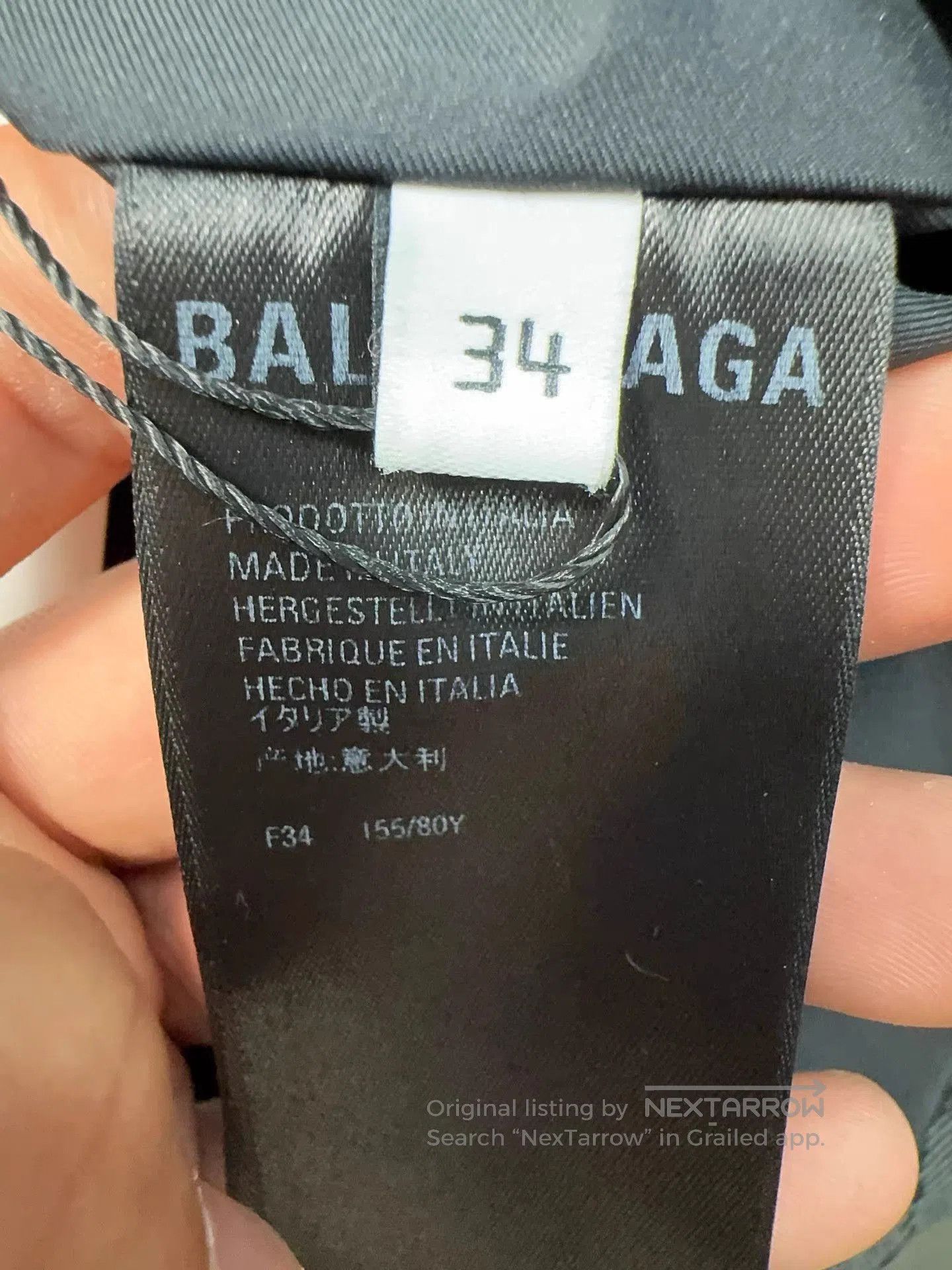 Balenciaga Black Patterned Puffer Vest . Size US XXS / EU 40 - 4 Thumbnail