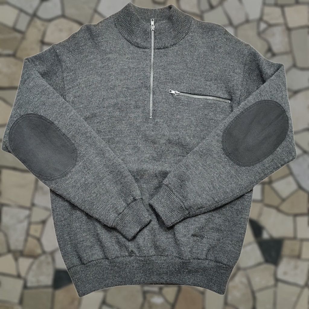 Vintage VINTAGE Cabelas Mens Jacket 1/4 Zip Windstopper Wool Tag M Gray Long Sleeve Mock Size US M / EU 48-50 / 2 - 1 Thumbnail