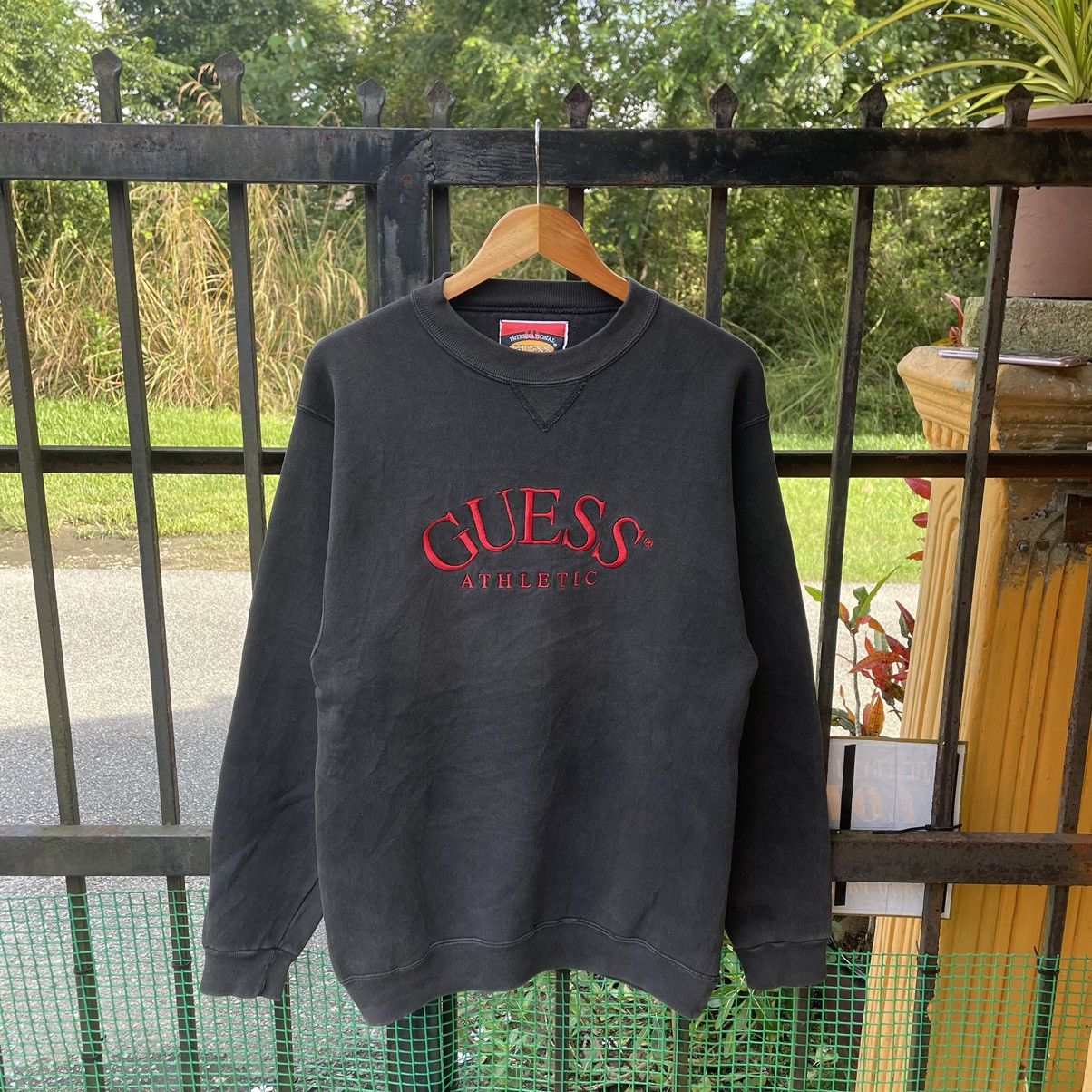 🔥Vintage 90s GUESS Embroidered Spellout Sweatshirts