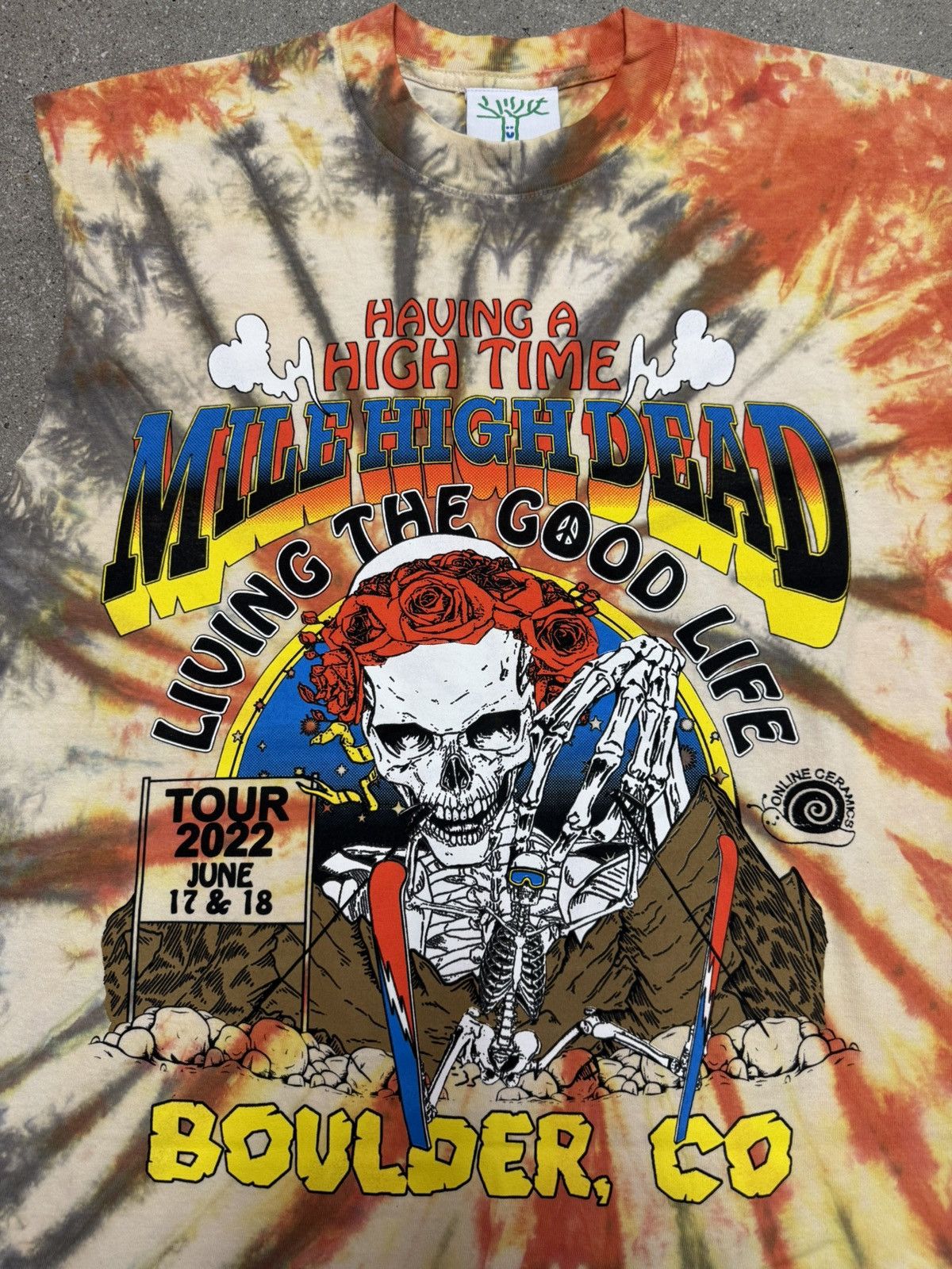 Online Ceramics Online Ceramics x Grateful Dead 2022 Tour Shirt Size US M / EU 48-50 / 2 - 3 Thumbnail