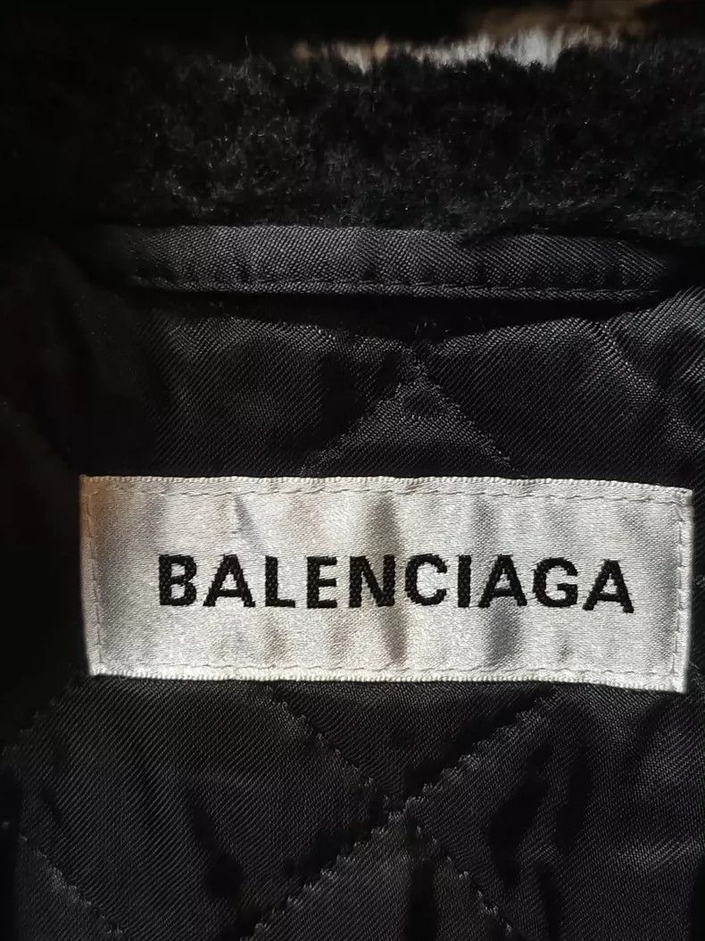 Balenciaga Balenciaga size 36 Black barrage teddy coat Size L / US 10 / IT 46 - 3 Thumbnail