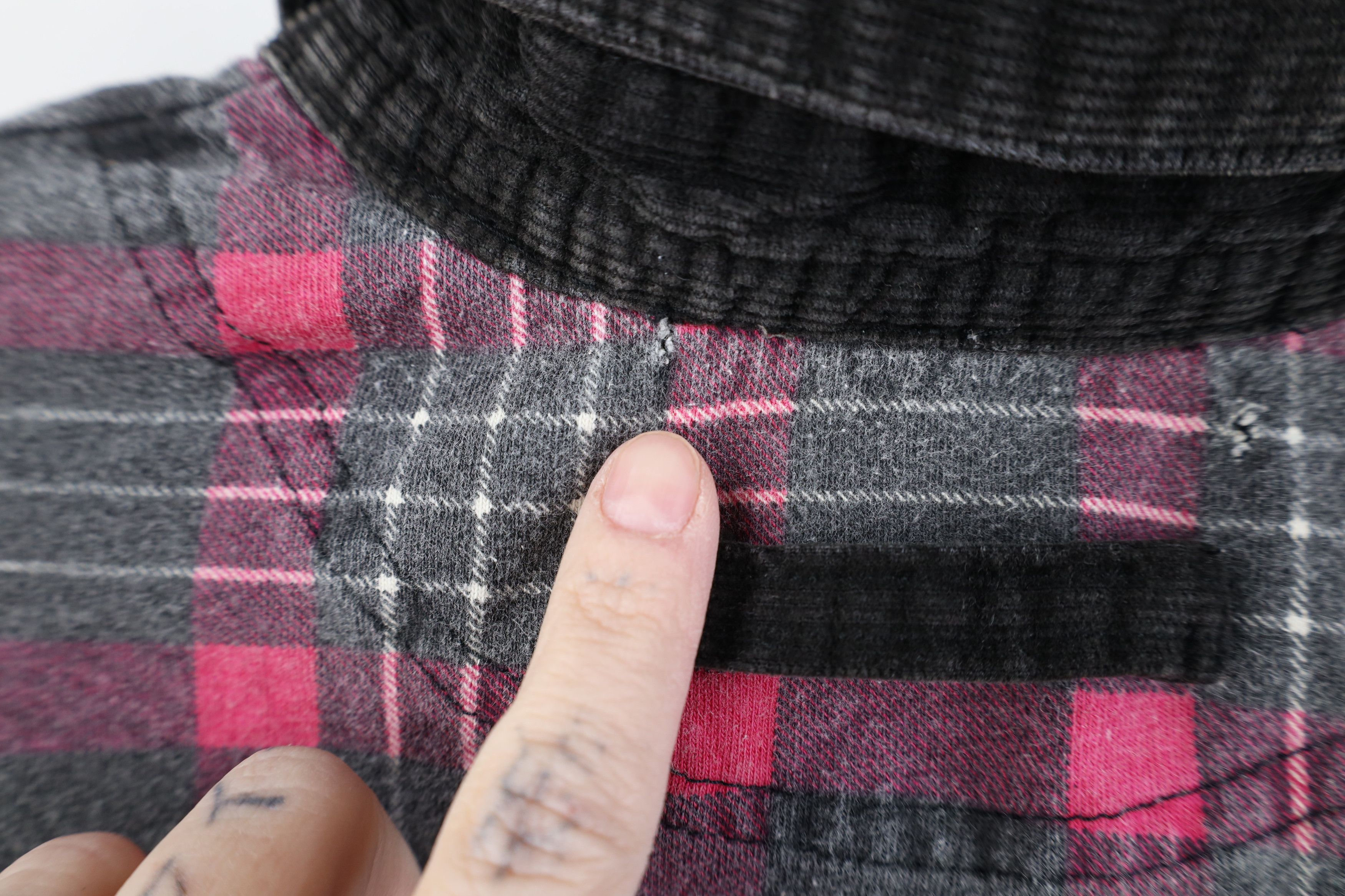 Vintage Vintage 90s Streetwear Collar Long Sleeve Rugby Polo Plaid Size XL / US 12-14 / IT 48-50 - 10 Thumbnail