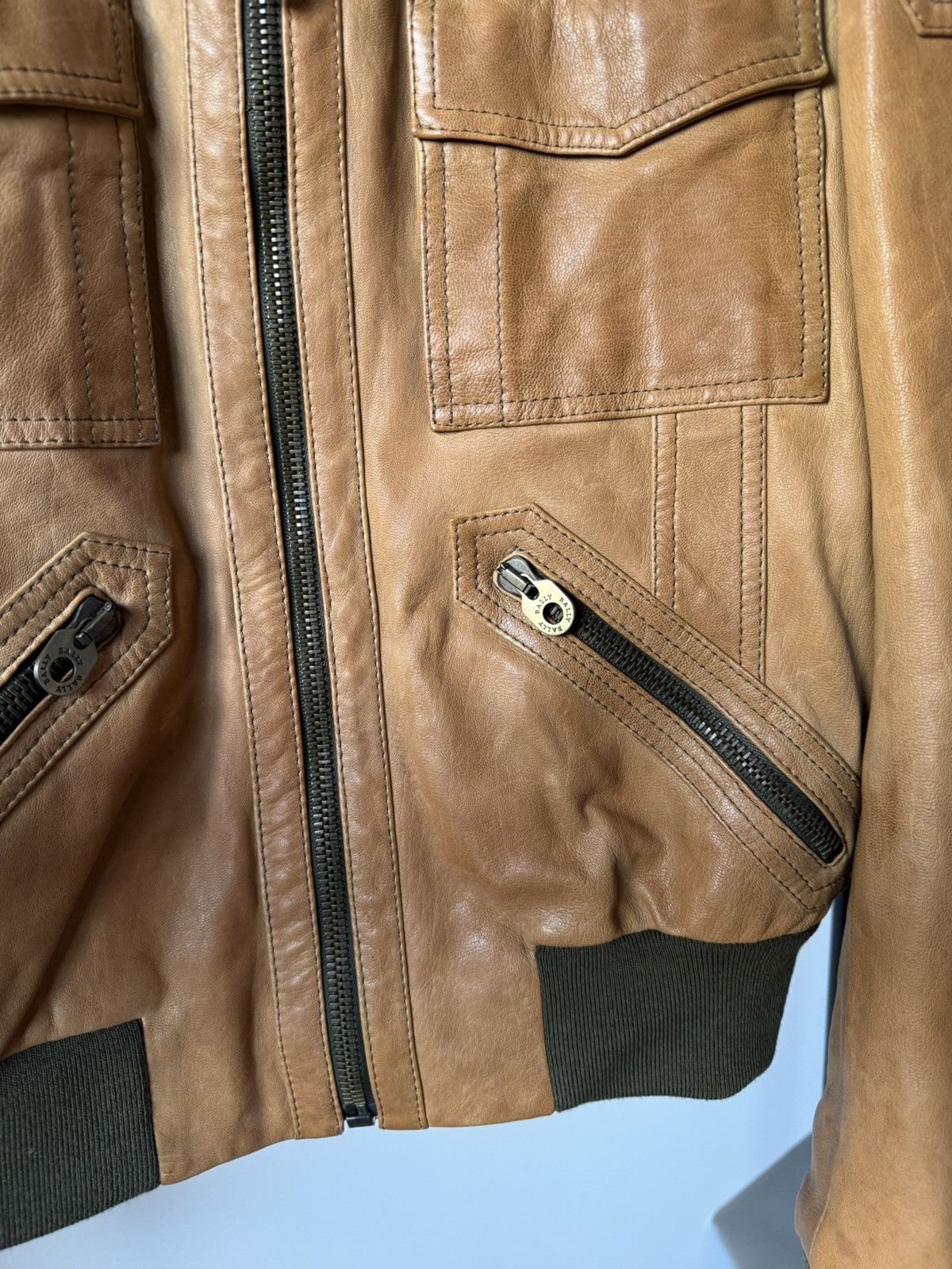 Bally VTG BALLY Lambskin Leather Jacket Size US S / EU 44-46 / 1 - 3 Thumbnail