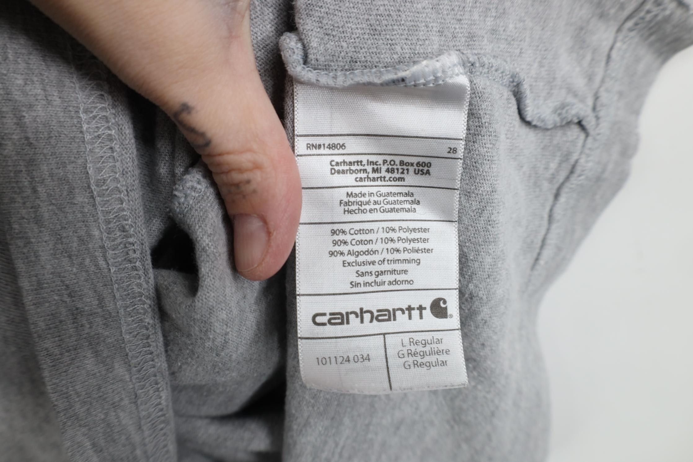 Carhartt Y2K Carhartt Spell Out Detroit Short Sleeve T-Shirt Gray Size US L / EU 52-54 / 3 - 10 Thumbnail