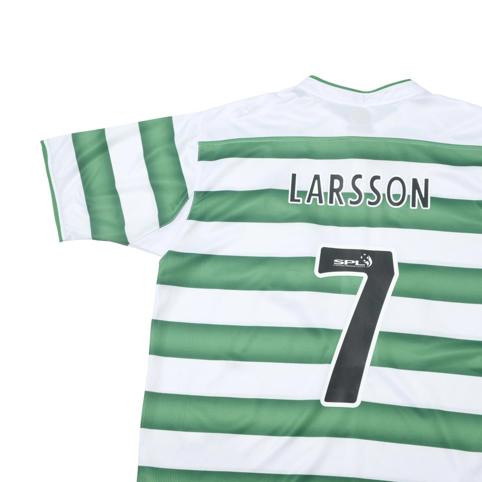 Umbro 2003/04 Celtic Home Shirt Larsson (XL/XXL) Size US XL / EU 56 / 4 - 4 Thumbnail