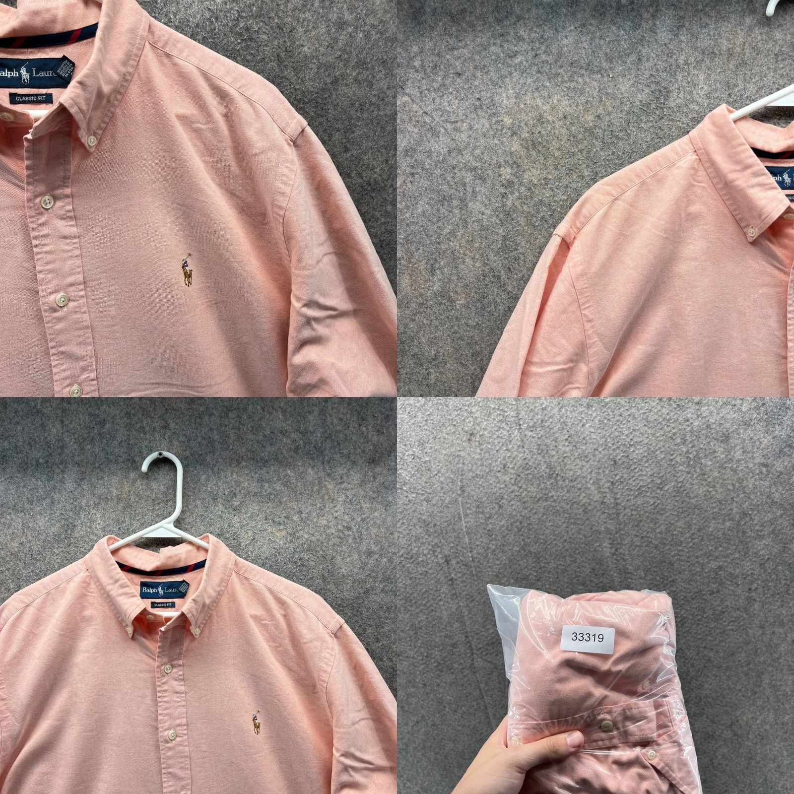 Polo Ralph Lauren VINTAGE Polo Ralph Lauren Shirt Mens XL Pink Button-Down OCBD VTG Classic Preppy Oxford OCBD Button-Up Collared Long Sleeve Fashion" Size US XL / EU 56 / 4 - 8 Thumbnail